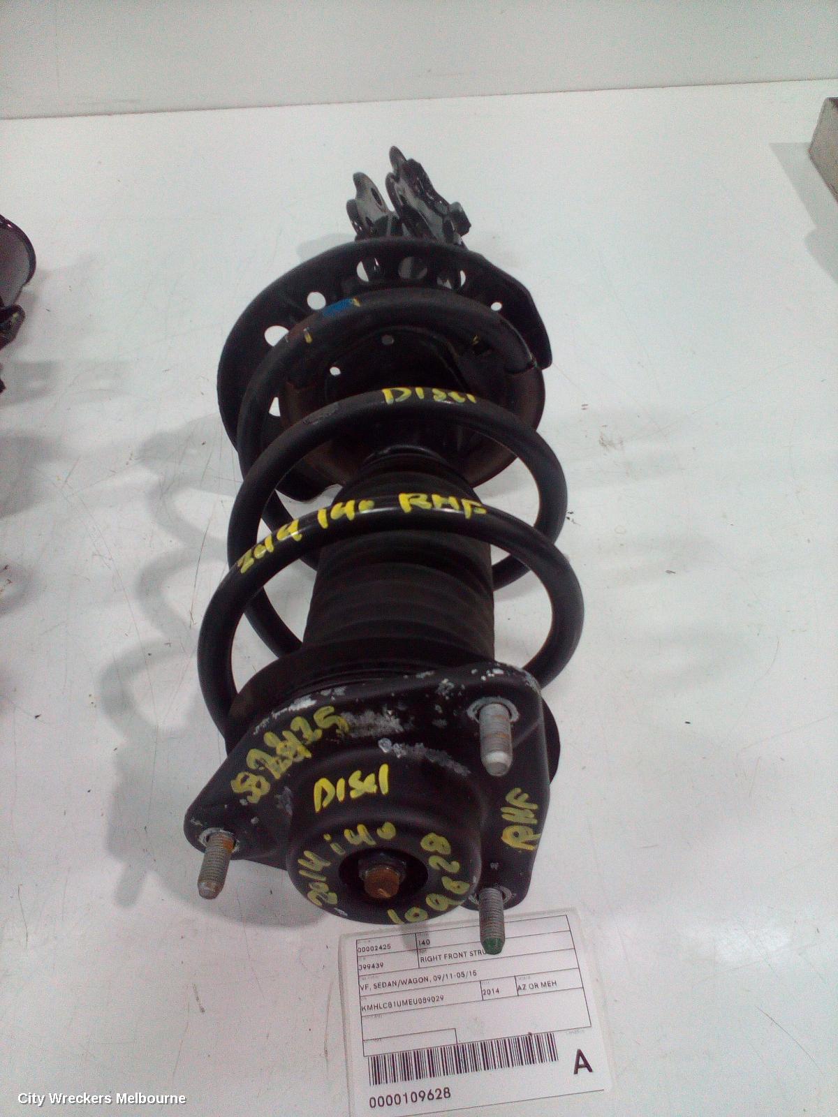 HYUNDAI I40 RIGHT FRONT STRUT, VF, SEDAN/WAGON, 09/2011 - 05/2015