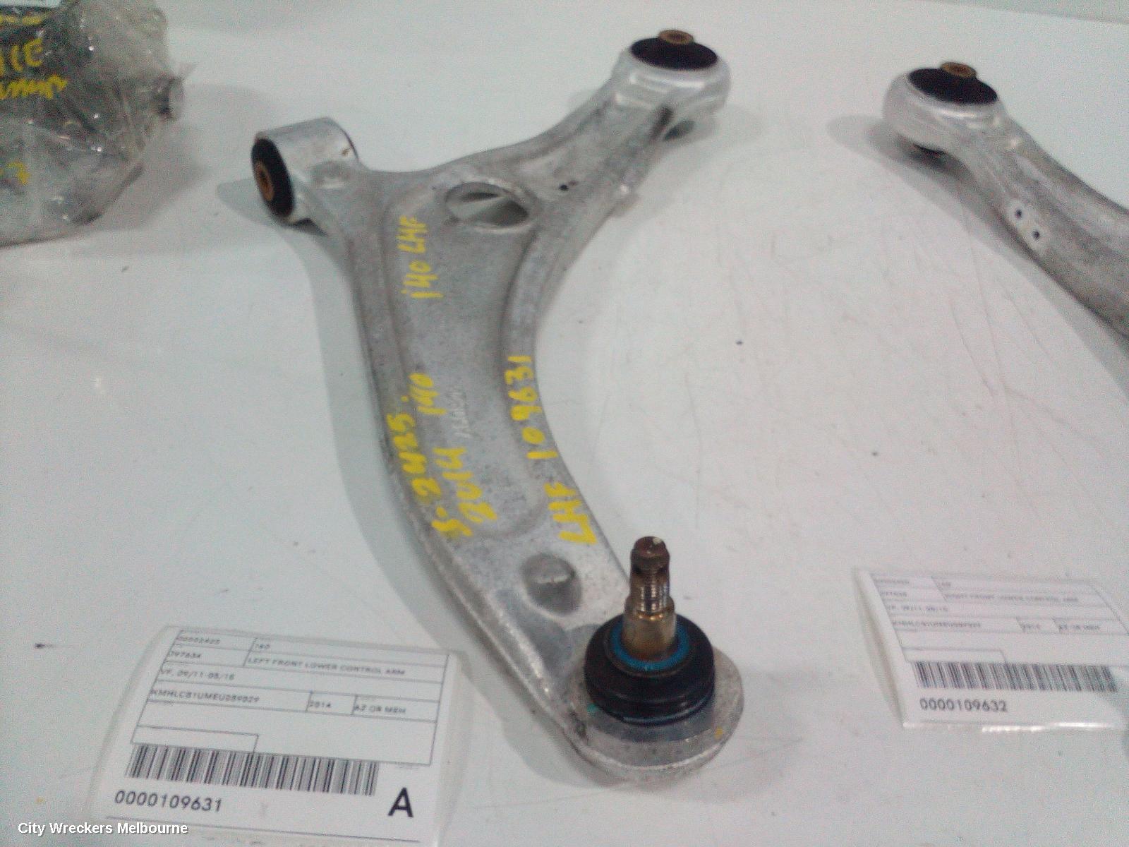 HYUNDAI I40 LEFT FRONT LOWER CONTROL ARM, VF, 09/2011 - 05/2015