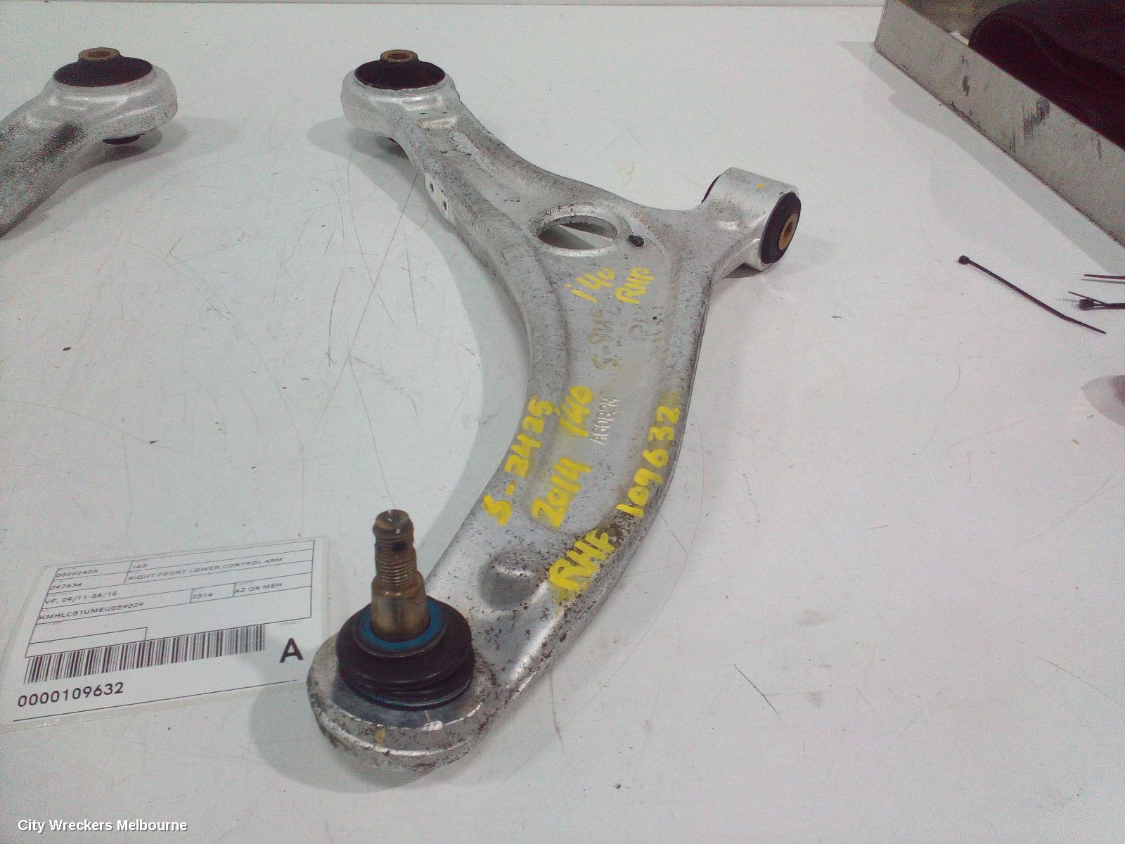 HYUNDAI I40 RIGHT FRONT LOWER CONTROL ARM, VF, 09/2011 - 05/2015