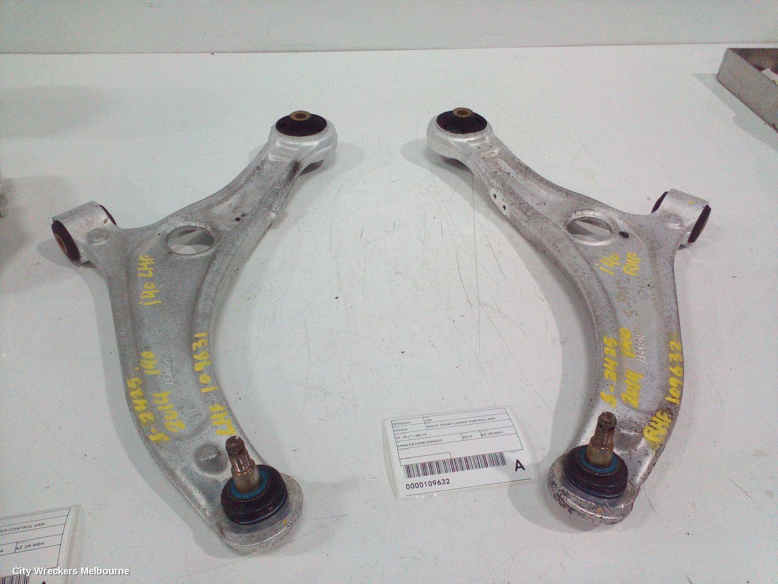 HYUNDAI I40 RIGHT FRONT LOWER CONTROL ARM, VF, 09/2011 - 05/2015