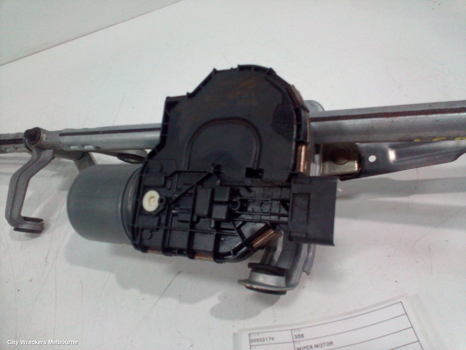 PEUGEOT 308 WIPER MOTOR, FRONT, T7, 09/2007 - 12/2014