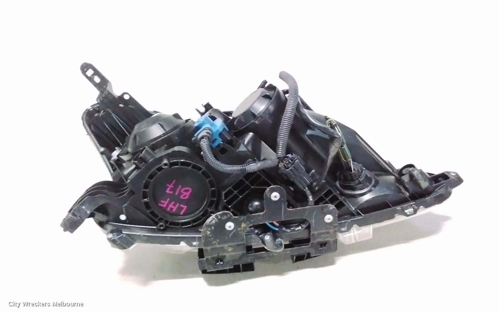 NISSAN PULSAR LEFT HEADLAMP, B17, SEDAN, ST, HALOGEN TYPE, 12/2012 - 12/2017