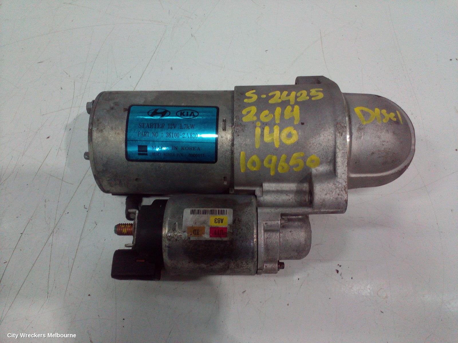 HYUNDAI I40 STARTER, AUTO, DIESEL, 1.7, TURBO, VF SI, 09/2011 - 05/2015