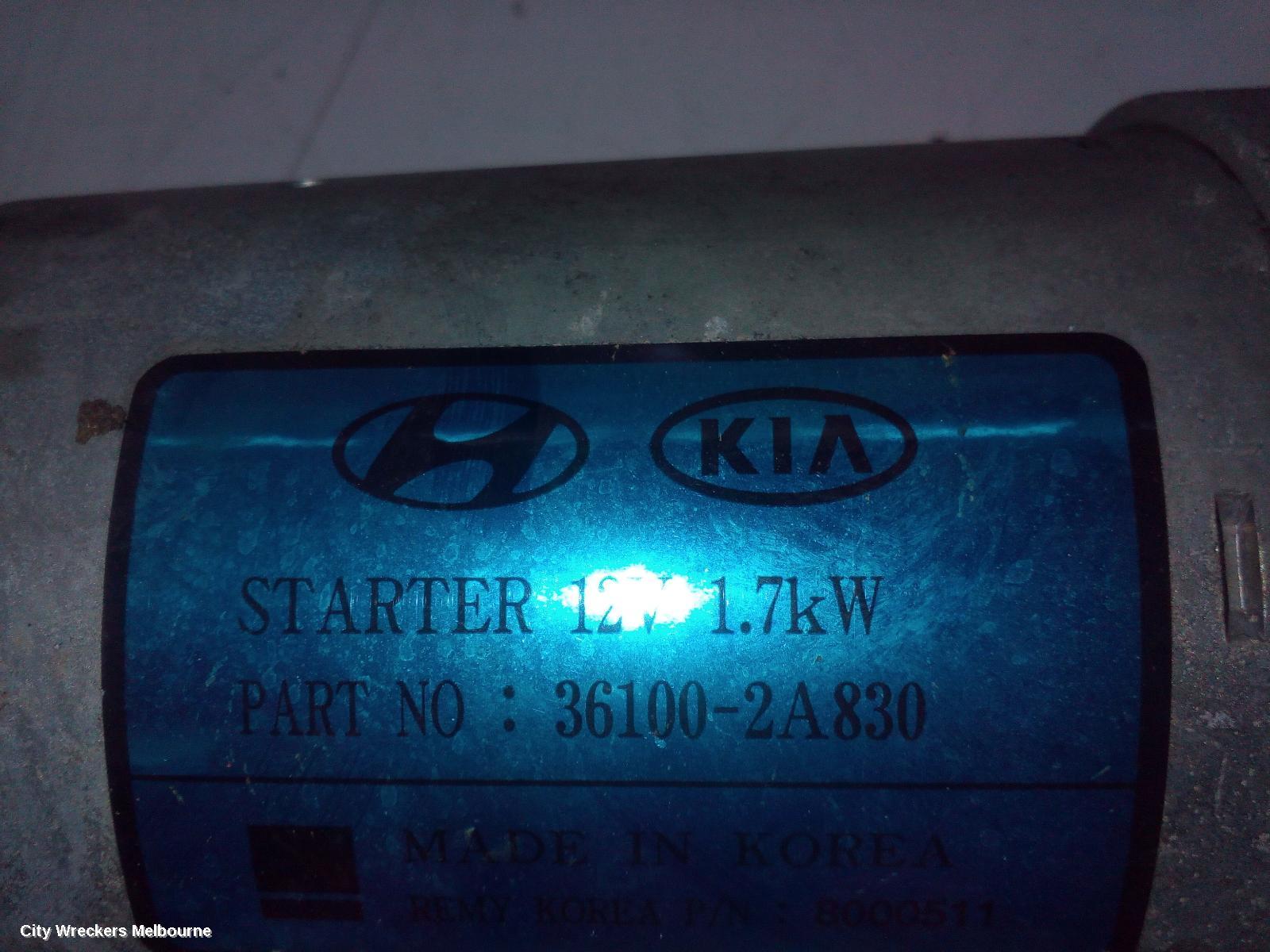 HYUNDAI I40 STARTER, AUTO, DIESEL, 1.7, TURBO, VF SI, 09/2011 - 05/2015