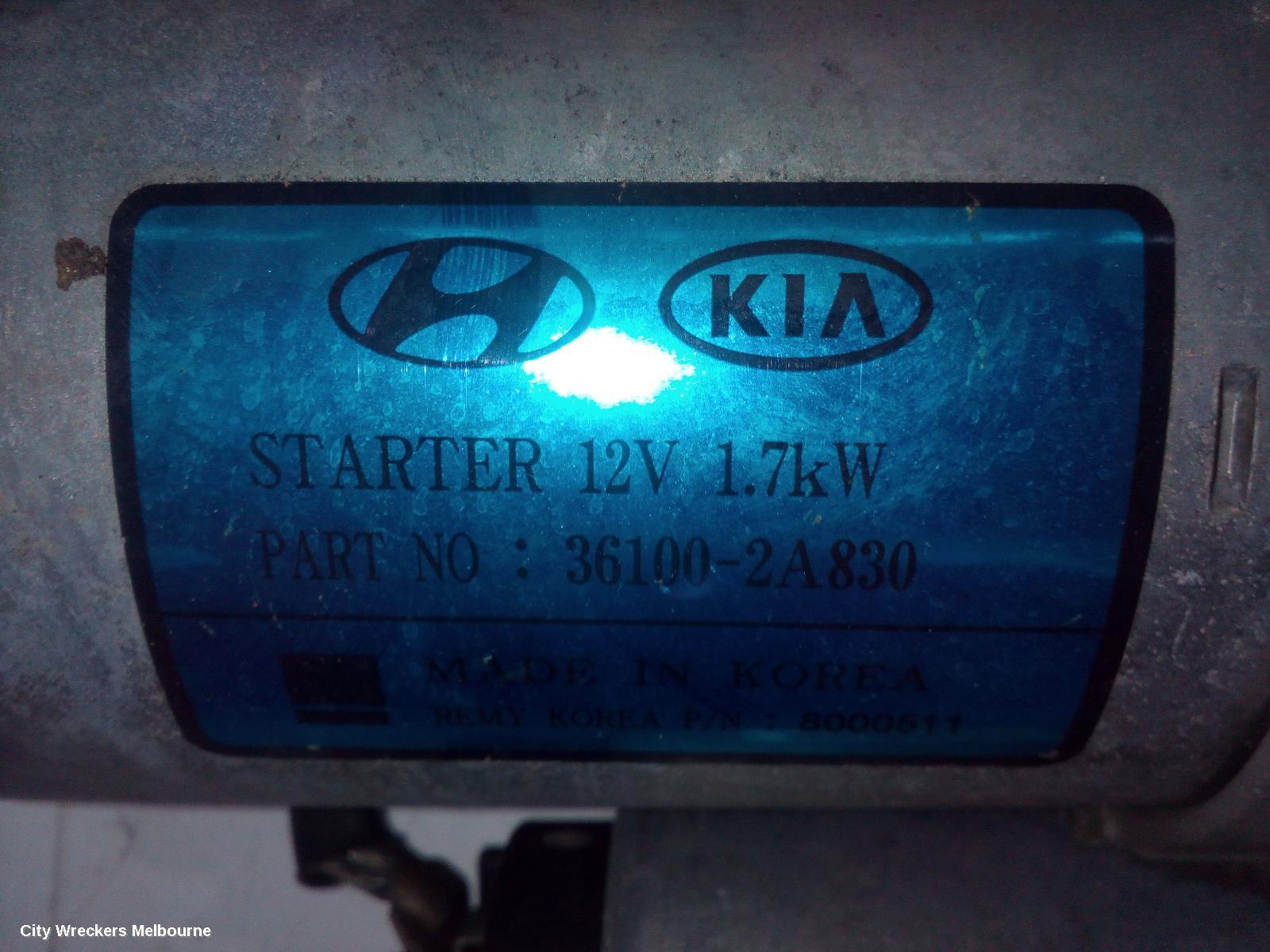 HYUNDAI I40 STARTER, AUTO, DIESEL, 1.7, TURBO, VF SI, 09/2011 - 05/2015