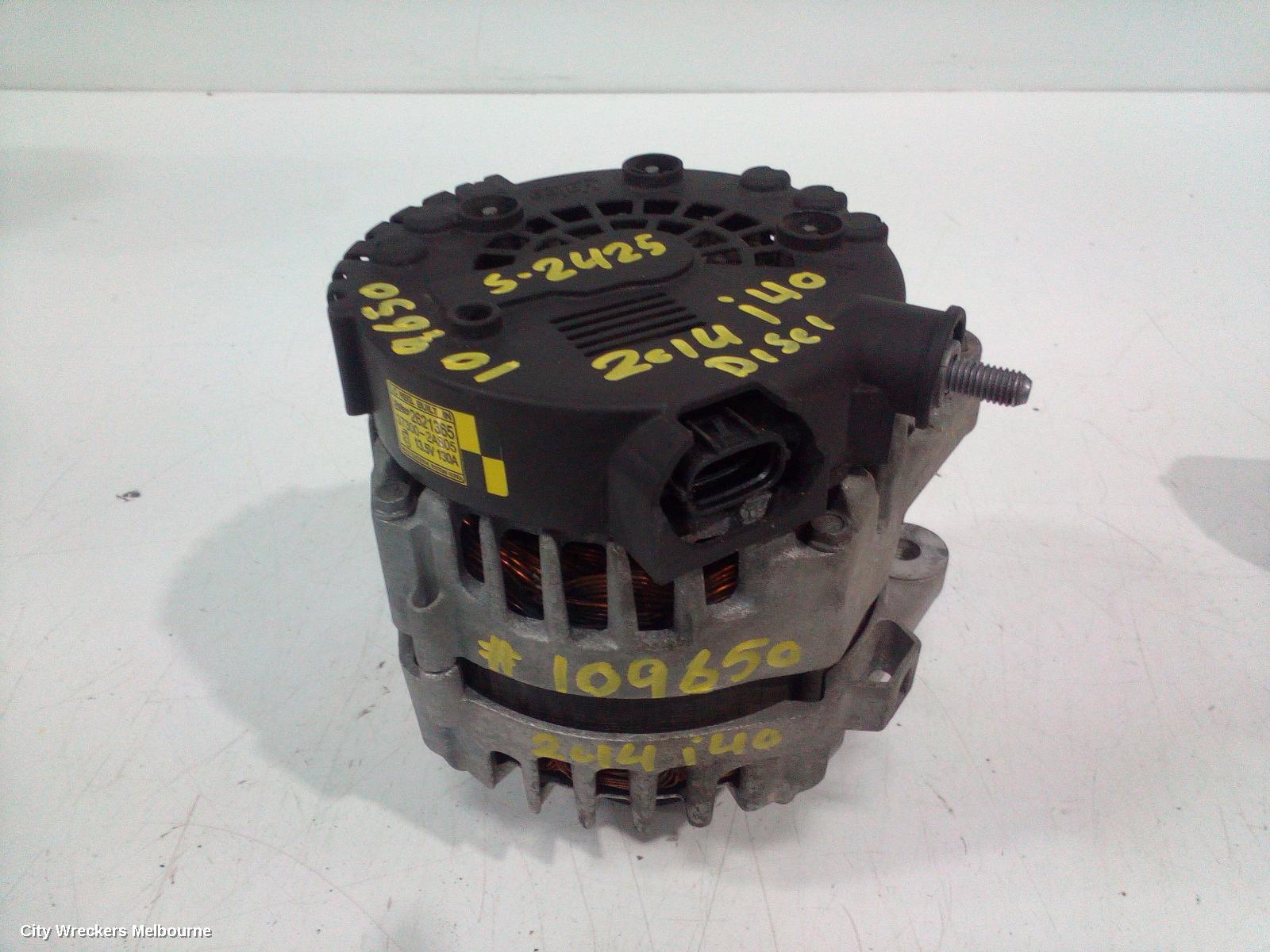 HYUNDAI I40 ALTERNATOR, DIESEL, 1.7, TURBO, VF, 09/2011 - 02/2015
