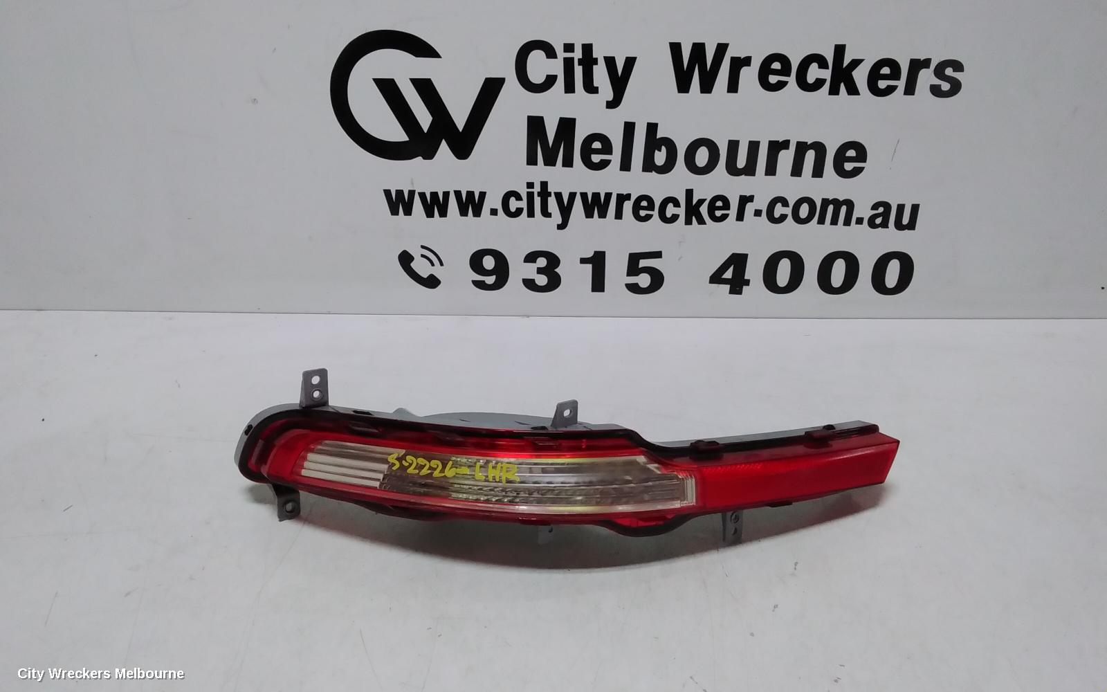 KIA SPORTAGE LEFT TAILLIGHT, SL, BUMPER REFLECTOR, 05/2010 - 05/2013