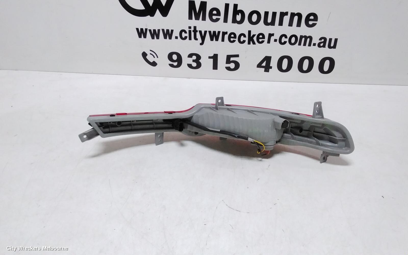 KIA SPORTAGE LEFT TAILLIGHT, SL, BUMPER REFLECTOR, 05/2010 - 05/2013