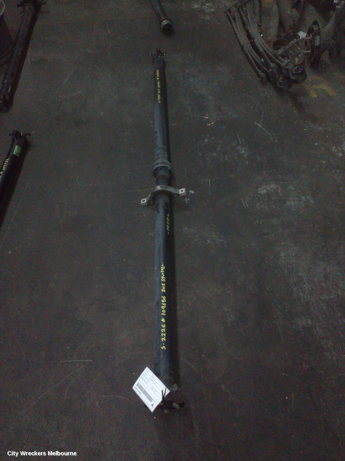 KIA SPORTAGE REAR DRIVE SHAFT, AWD, SL, 05/2010 - 10/2015
