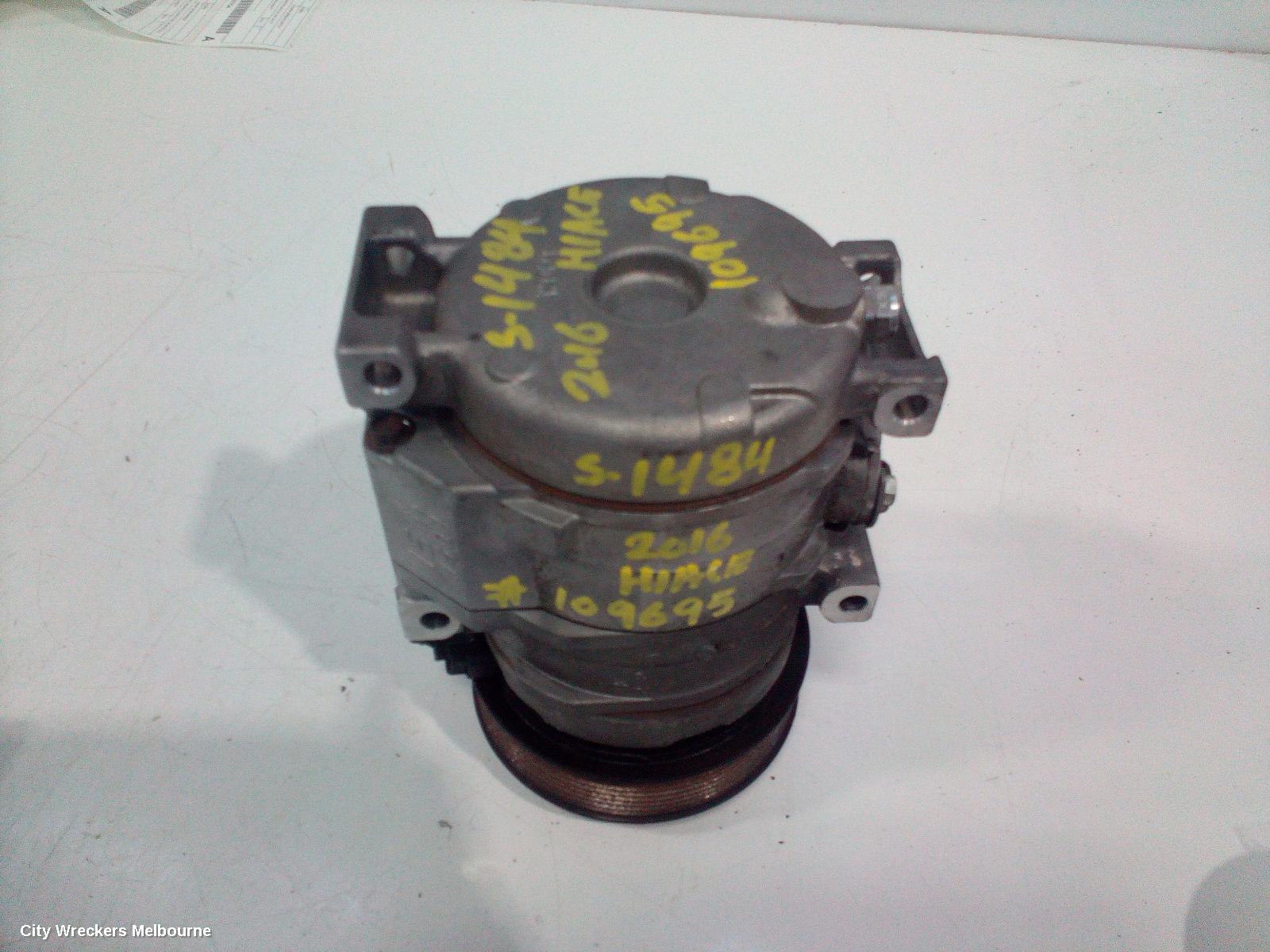 TOYOTA HIACE A/C COMPRESSOR, KDH, 3.0, 1KD-FTV, DIESEL, 10S15C TYPE, 09/2006 - 04/2019