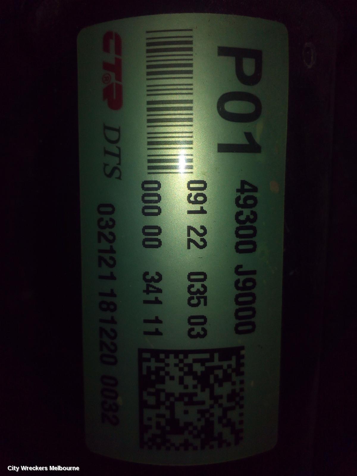 HYUNDAI KONA REAR DRIVE SHAFT, PETROL, 1.6, AWD, OS, 09/2017 ONWARDS