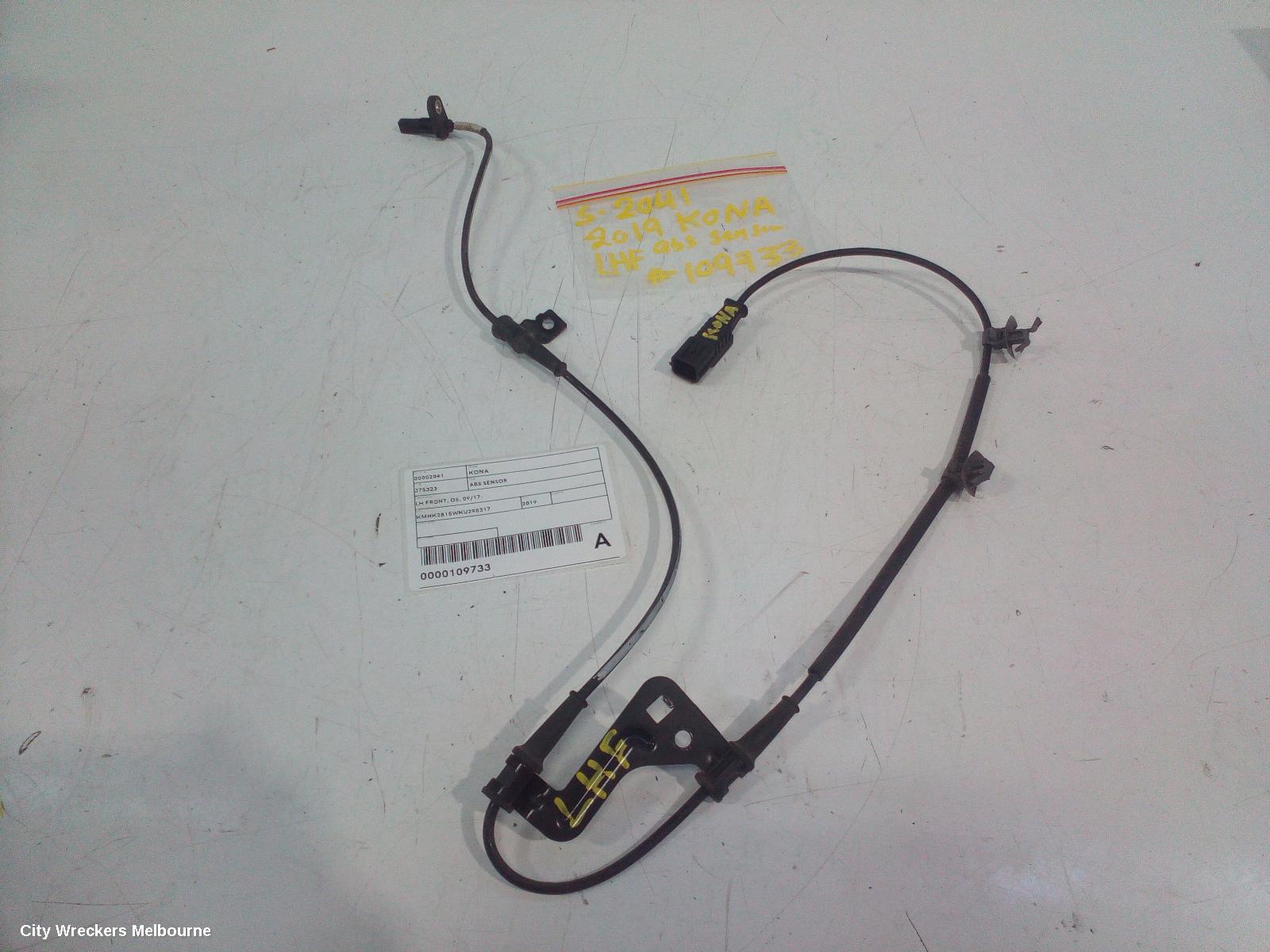 HYUNDAI KONA ABS SENSOR, LH FRONT, OS, 09/2017 ONWARDS