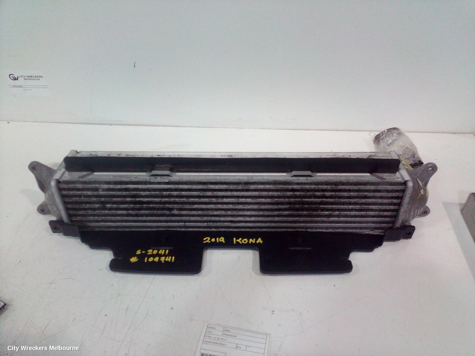 HYUNDAI KONA INTERCOOLER, PETROL, 1.6, OS, 09/2017 ONWARDS