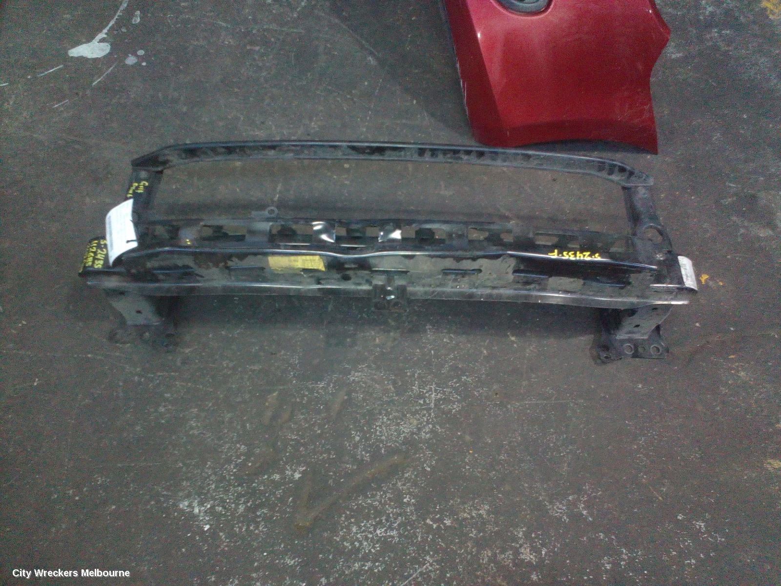 VOLKSWAGEN GOLF F/BAR REINFORC/BRACK, MAIN REINFORCEMENT, GEN 6, CABRIO, 07/2011 - 01/2016