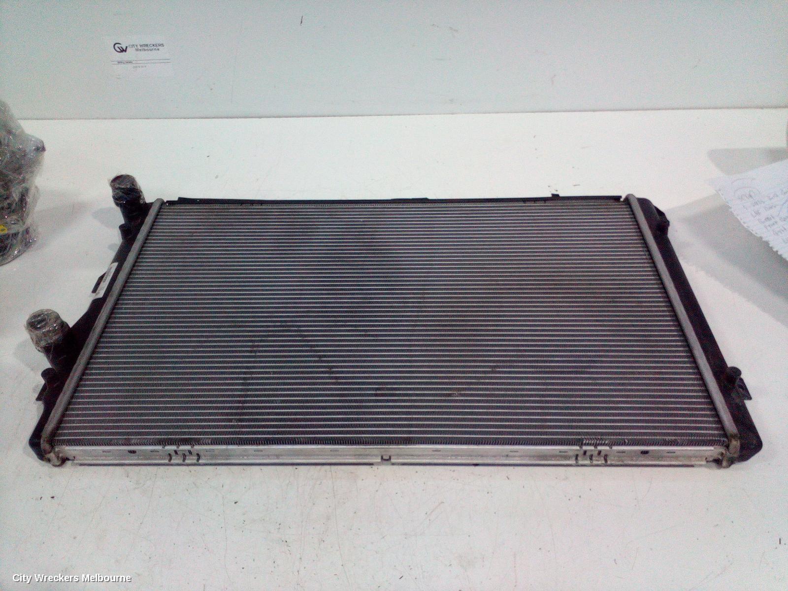 VOLKSWAGEN GOLF RADIATOR, PRIMARY RADIATOR (CLOSEST TO ENGINE), AUTO/MANUAL, 1.4, PETROL, CAVD CODE, GEN 6, 10/2008 - 01/2016