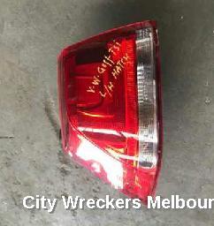 VOLKSWAGEN GOLF RIGHT TAILLIGHT, GEN 7, HATCH, GTI/R-LINE/HIGHLINE, NON LED TYPE, 10/2013 - 03/2017