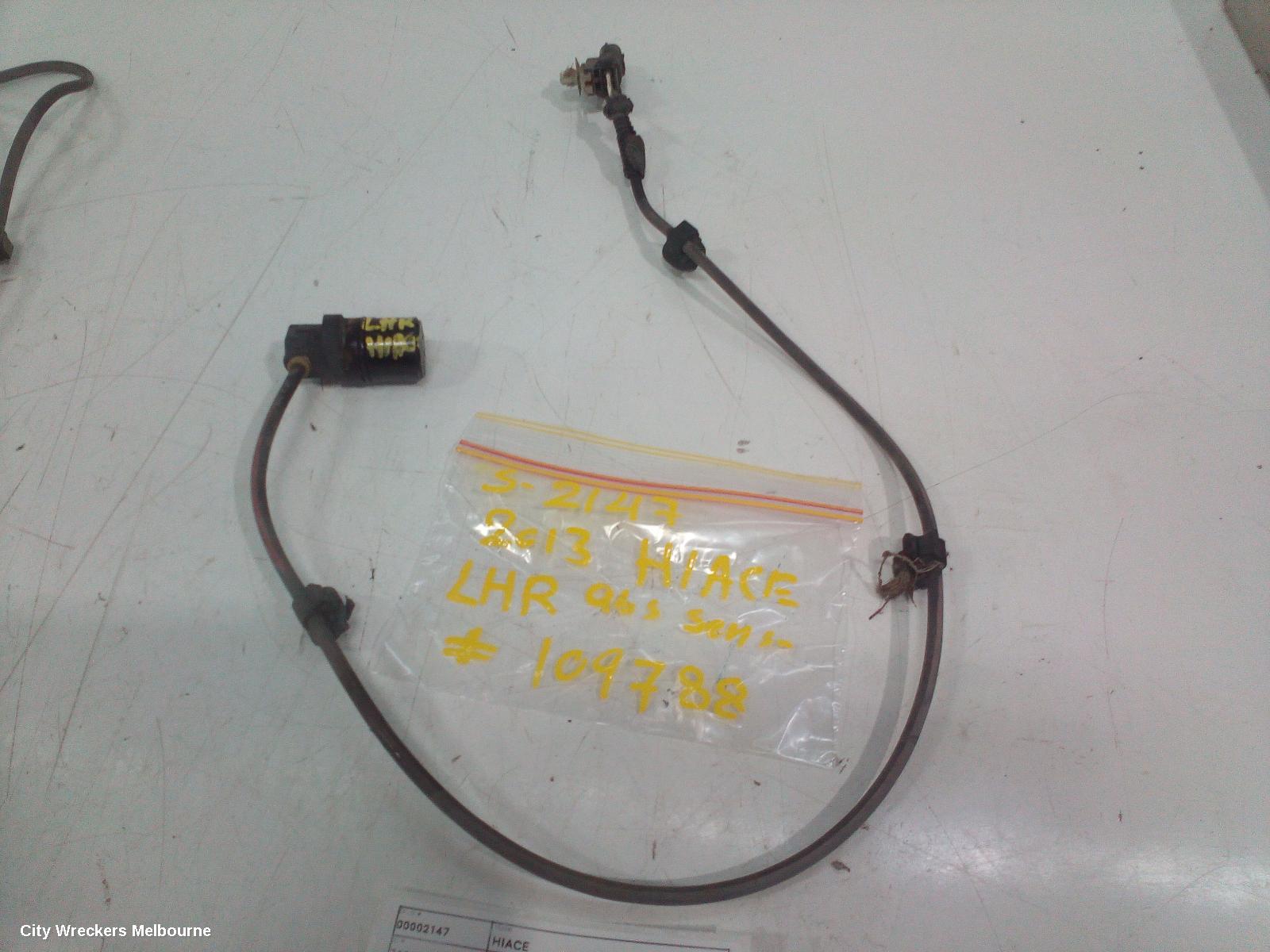 TOYOTA HIACE ABS SENSOR, LH REAR, W/ LOOM TYPE, TRH/KDH, 01/2005 - 04/2019