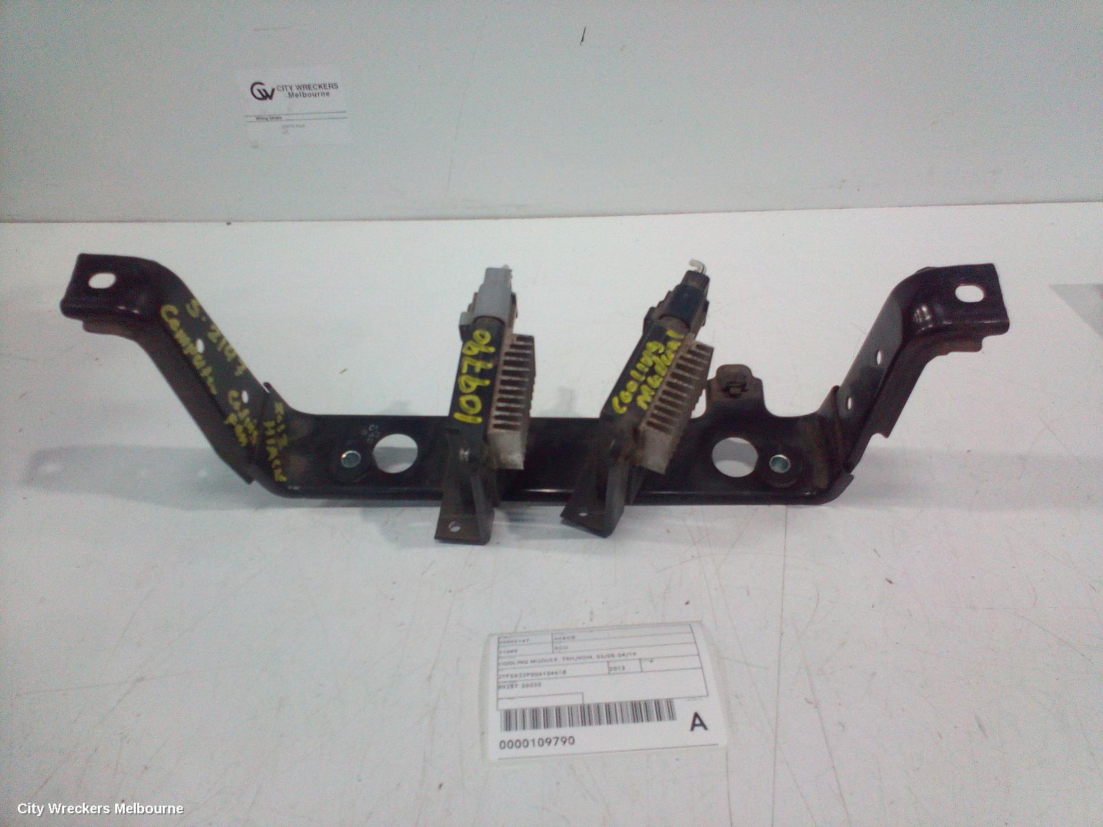 TOYOTA HIACE ECU, COOLING MODULE, TRH/KDH, 03/2005 - 04/2019
