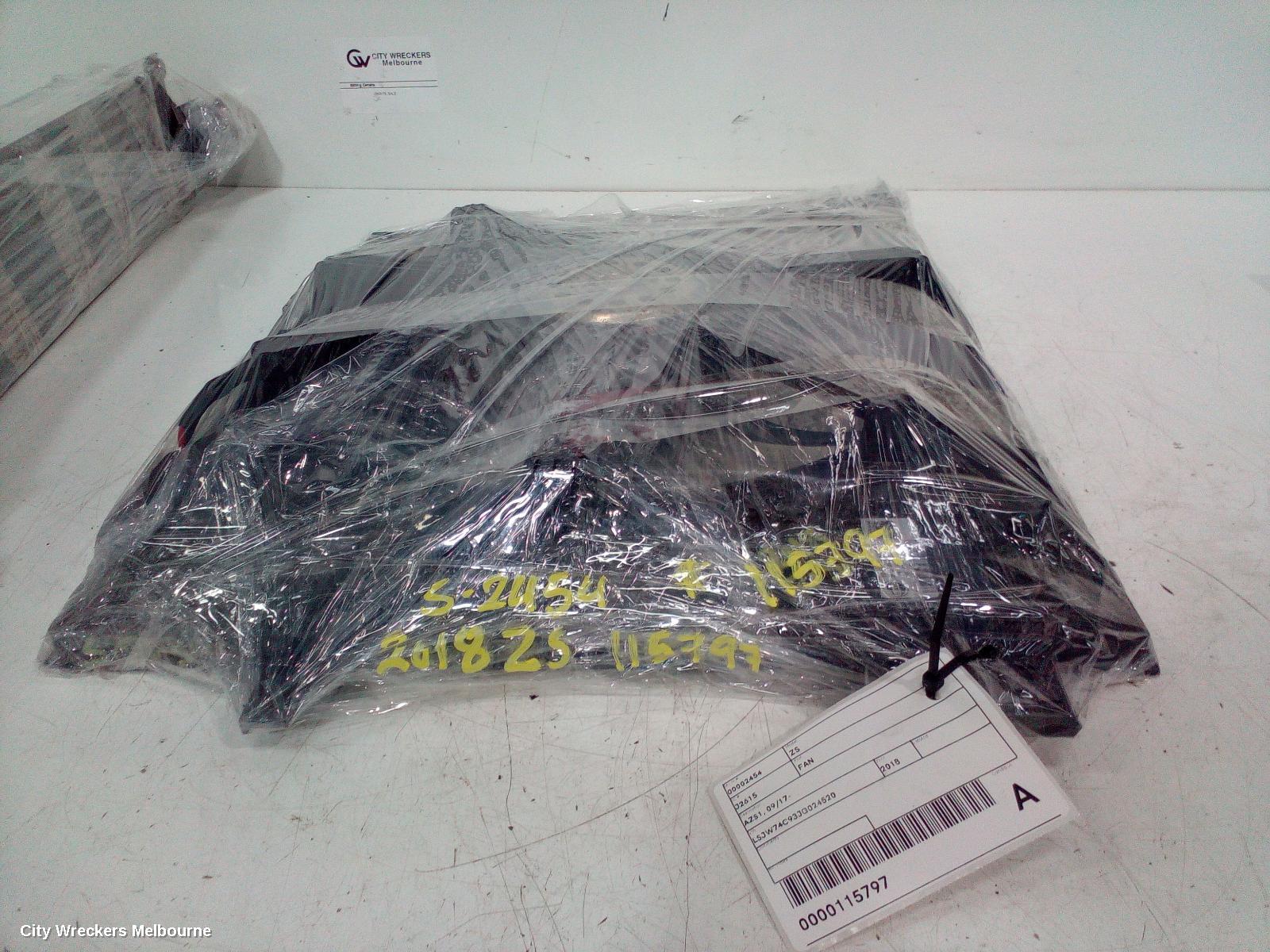 MG ZS FAN, AZS1, 09/2017 - 06/2025