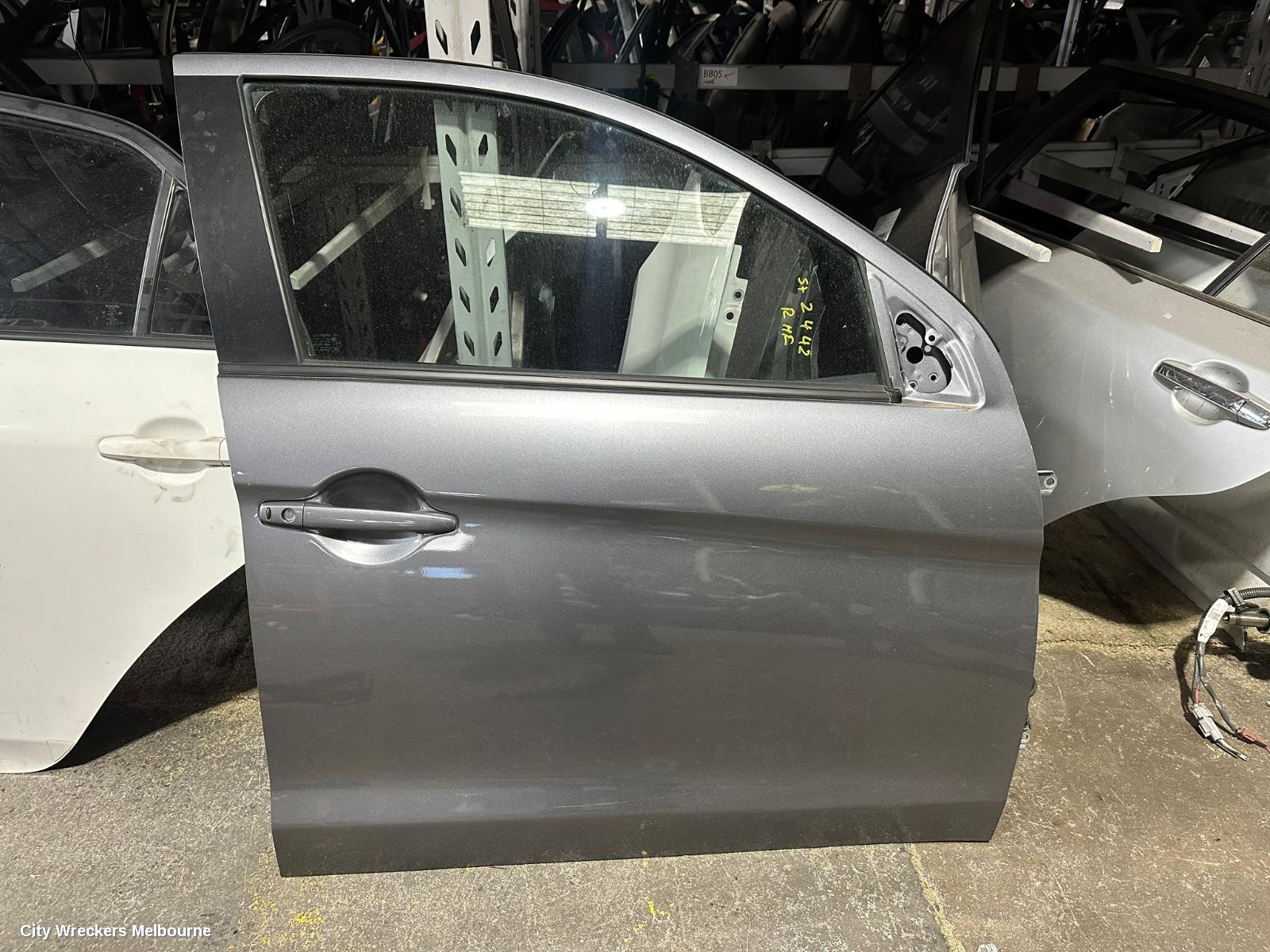 MITSUBISHI ASX RIGHT FRONT DOOR, XC-XD, 07/2018 ONWARDS