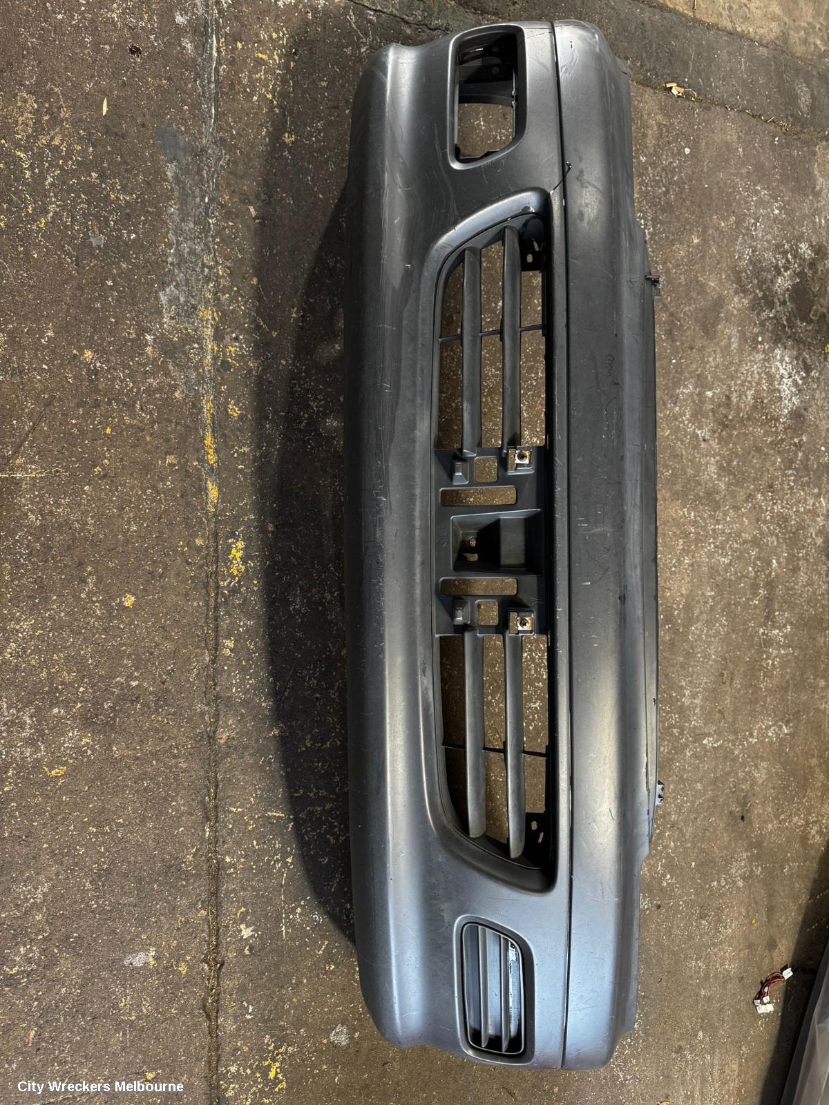 TOYOTA HILUX FRONT BUMPER, BUMPER BAR, SR, COLOUR CODED, NON FLARE GUARD TYPE, 07/2011 - 08/2015