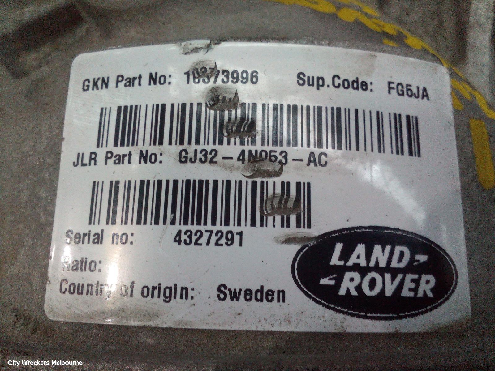 LAND ROVER DISCOVERY SPORT DIFFERENTIAL CENTRE, REAR (COMPLETE), DFFICIENT DRIVELINE, L550, 01/2015 - 06/2019