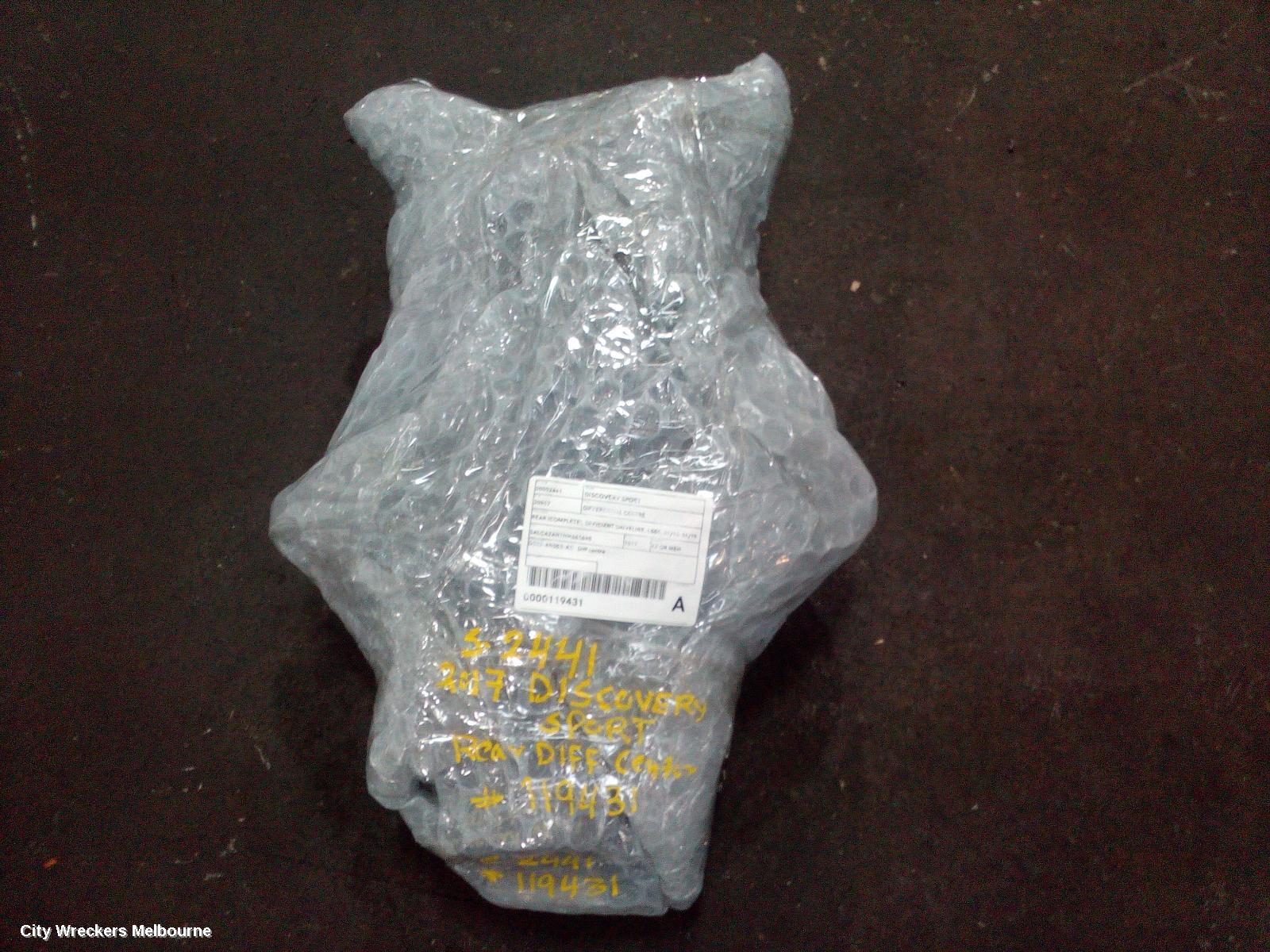 LAND ROVER DISCOVERY SPORT DIFFERENTIAL CENTRE, REAR (COMPLETE), DFFICIENT DRIVELINE, L550, 01/2015 - 06/2019