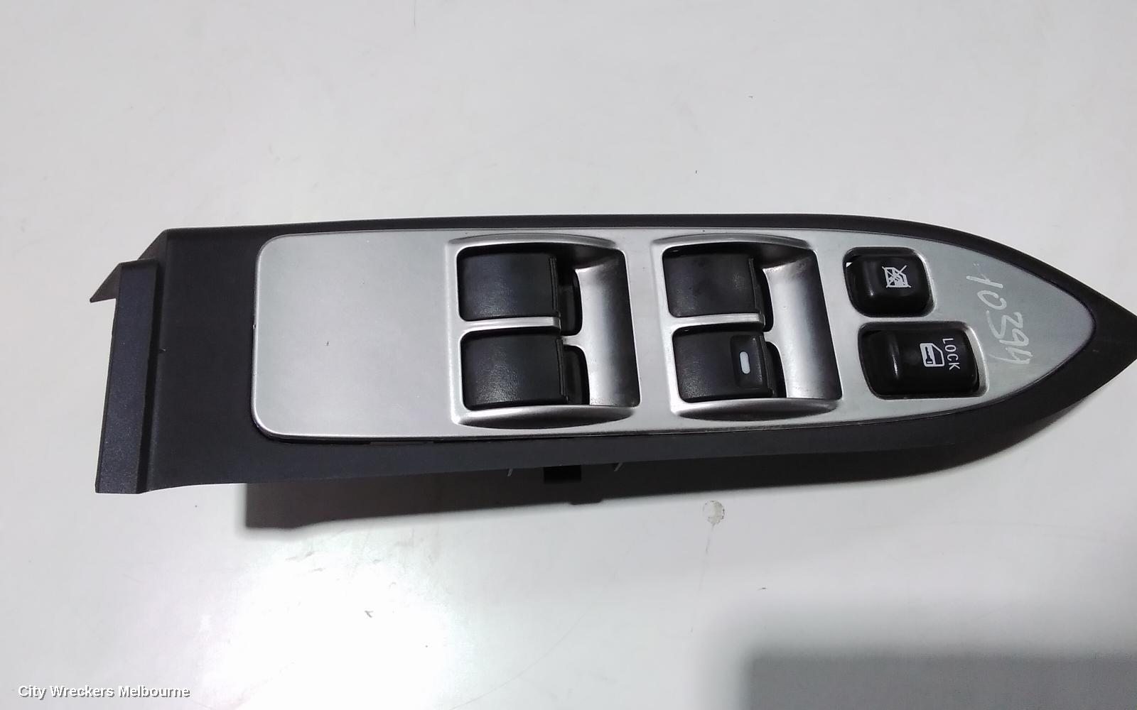 MITSUBISHI PAJERO PWR DR WIND SWITCH, RH FRONT (MASTER SWITCH), 5DR, NS-NT, 11/2006 ONWARDS