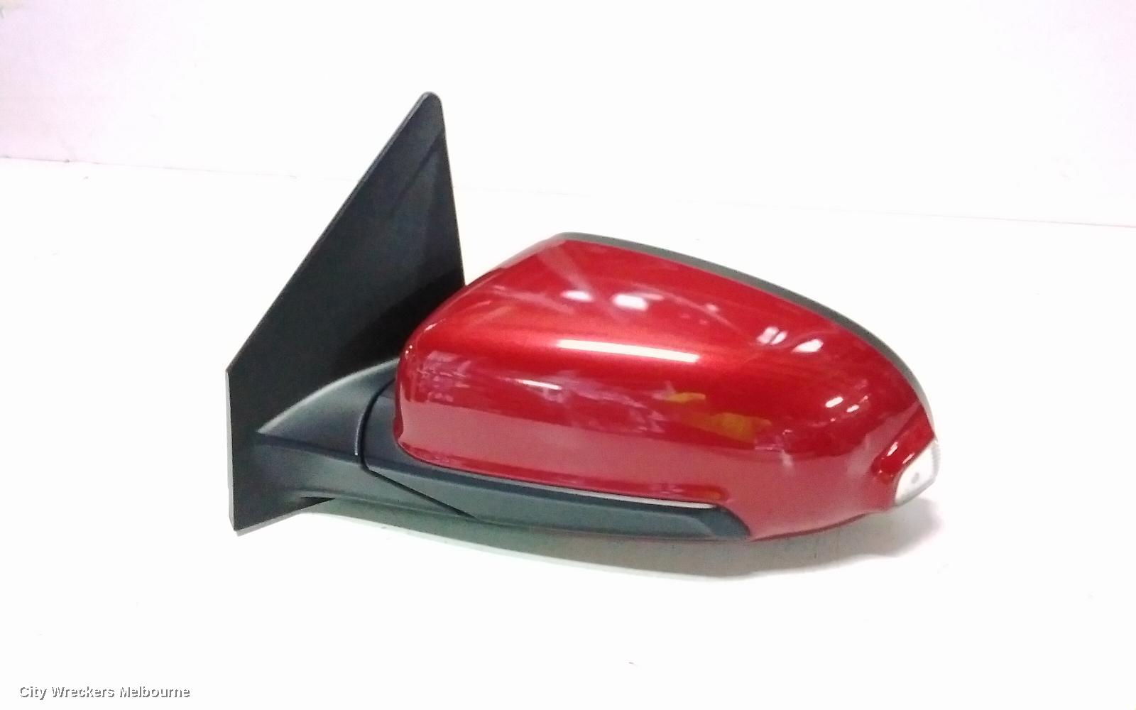 HYUNDAI KONA LEFT DOOR MIRROR, OS, HEATED, POWER FOLD, W/ BLIND SPOT TYPE, GLOSS BLACK, 07/2018 ONWARDS