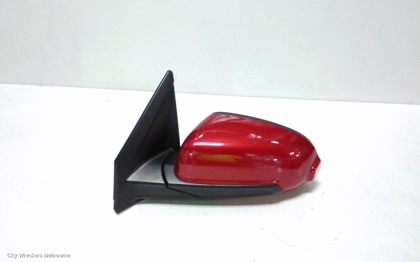 HYUNDAI KONA LEFT DOOR MIRROR, OS, HEATED, POWER FOLD, W/ BLIND SPOT TYPE, GLOSS BLACK, 07/2018 ONWARDS