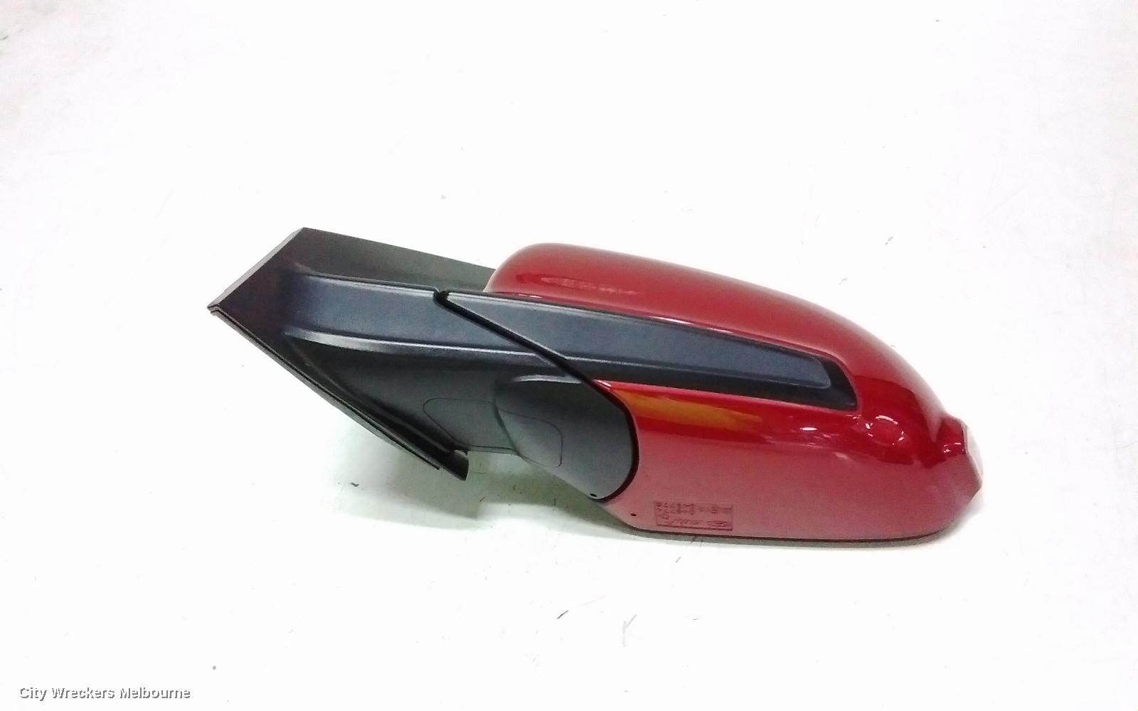HYUNDAI KONA LEFT DOOR MIRROR, OS, HEATED, POWER FOLD, W/ BLIND SPOT TYPE, GLOSS BLACK, 07/2018 ONWARDS