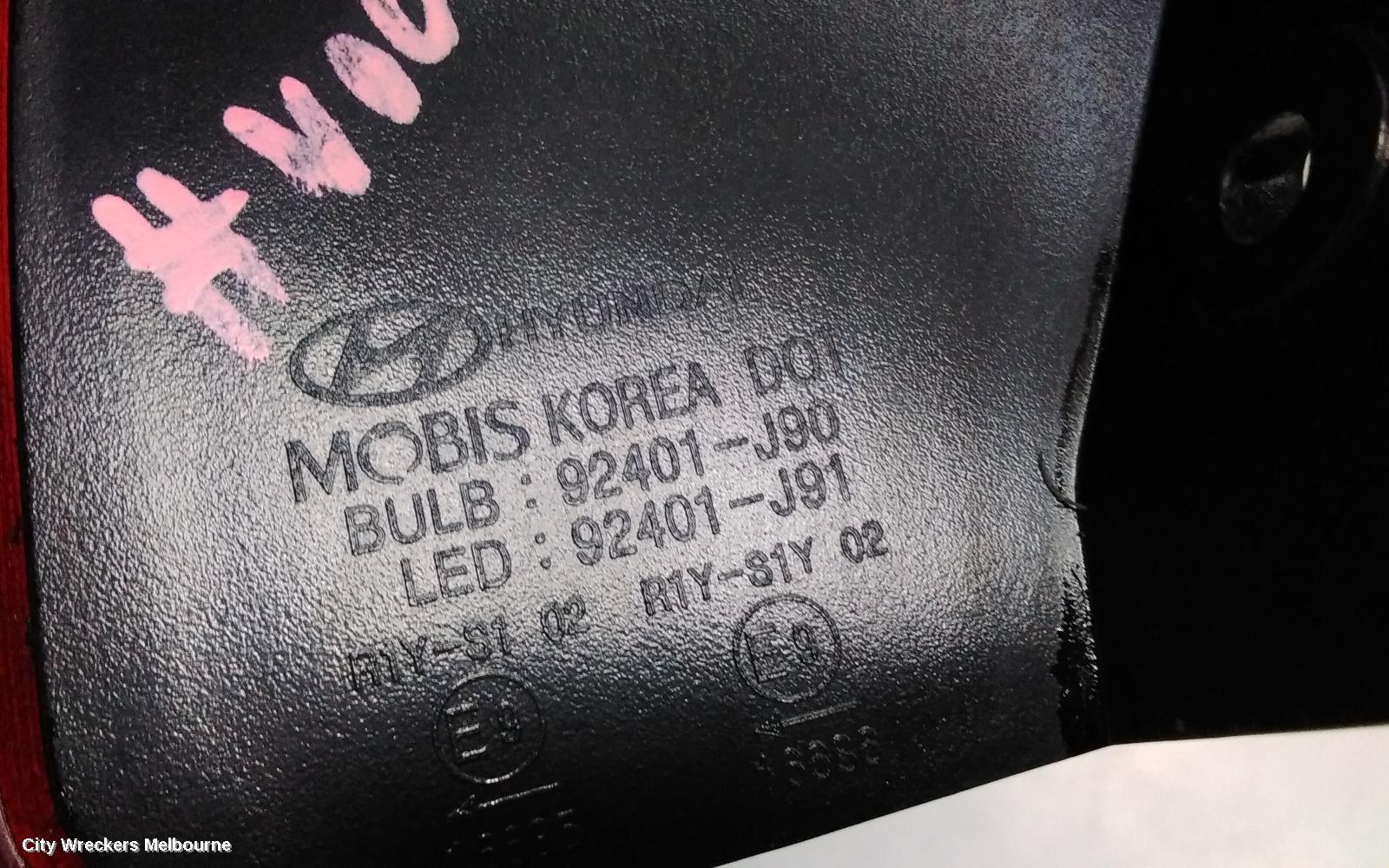 HYUNDAI KONA LEFT TAILLIGHT, OS, IN BODY, LED TYPE, 09/2017 - 10/2020