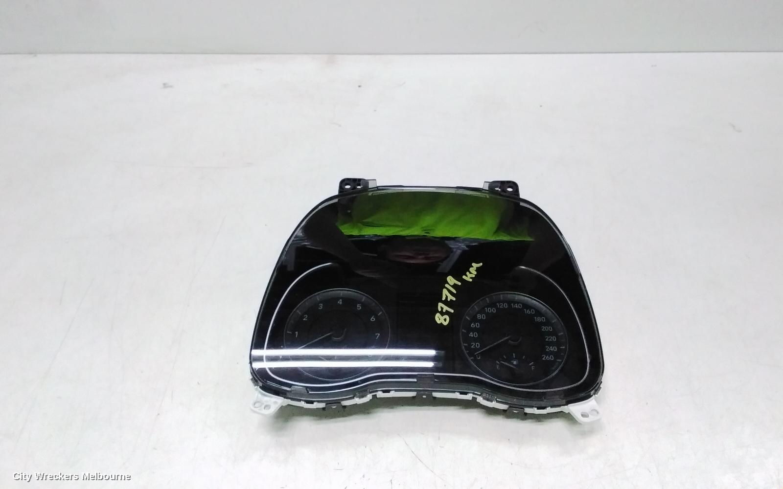 HYUNDAI KONA INSTRUMENT CLUSTER, INSTRUMENT CLUSTER, STANDARD TYPE, OS, 09/2017 ONWARDS