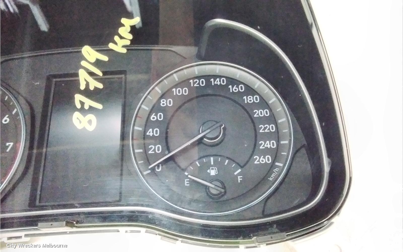 HYUNDAI KONA INSTRUMENT CLUSTER, INSTRUMENT CLUSTER, STANDARD TYPE, OS, 09/2017 ONWARDS
