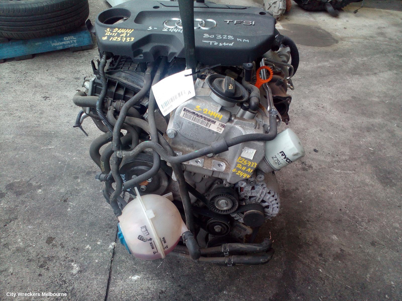 AUDI A1 ENGINE, PETROL, 1.4, TURBO, 8X, CAXA CODE, 12/2010 - 10/2018
