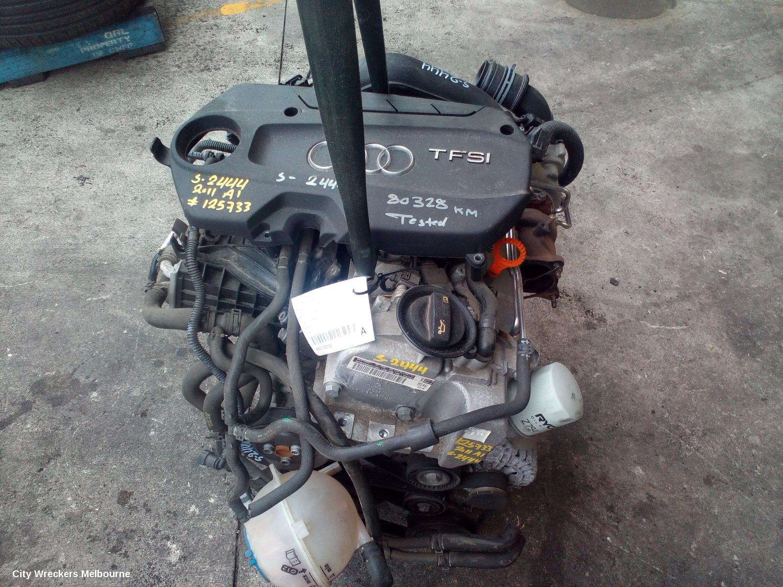 AUDI A1 ENGINE, PETROL, 1.4, TURBO, 8X, CAXA CODE, 12/2010 - 10/2018