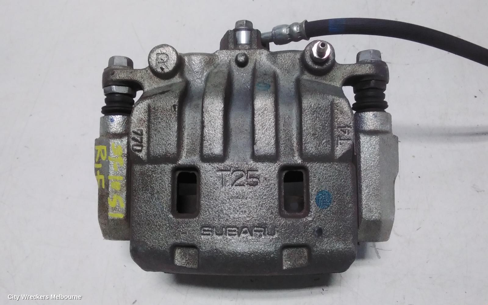 SUBARU IMPREZA CALIPER, RH FRONT, G5, SEDAN/HATCH, 11/2016 ONWARDS