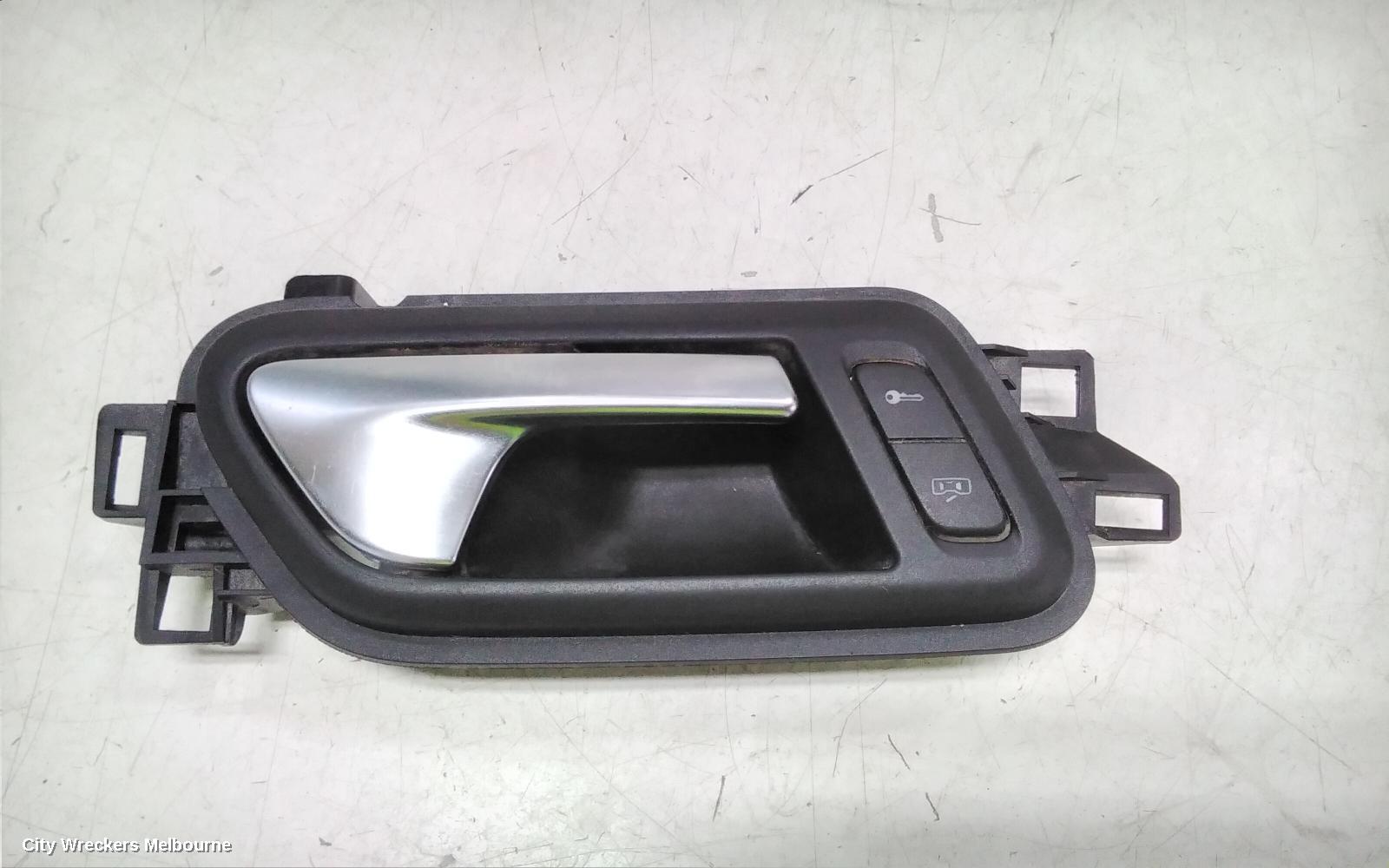 VOLKSWAGEN AMAROK DOOR HANDLE, INNER, RH FRONT, CHROME, 2H, 10/2010 - 09/2022