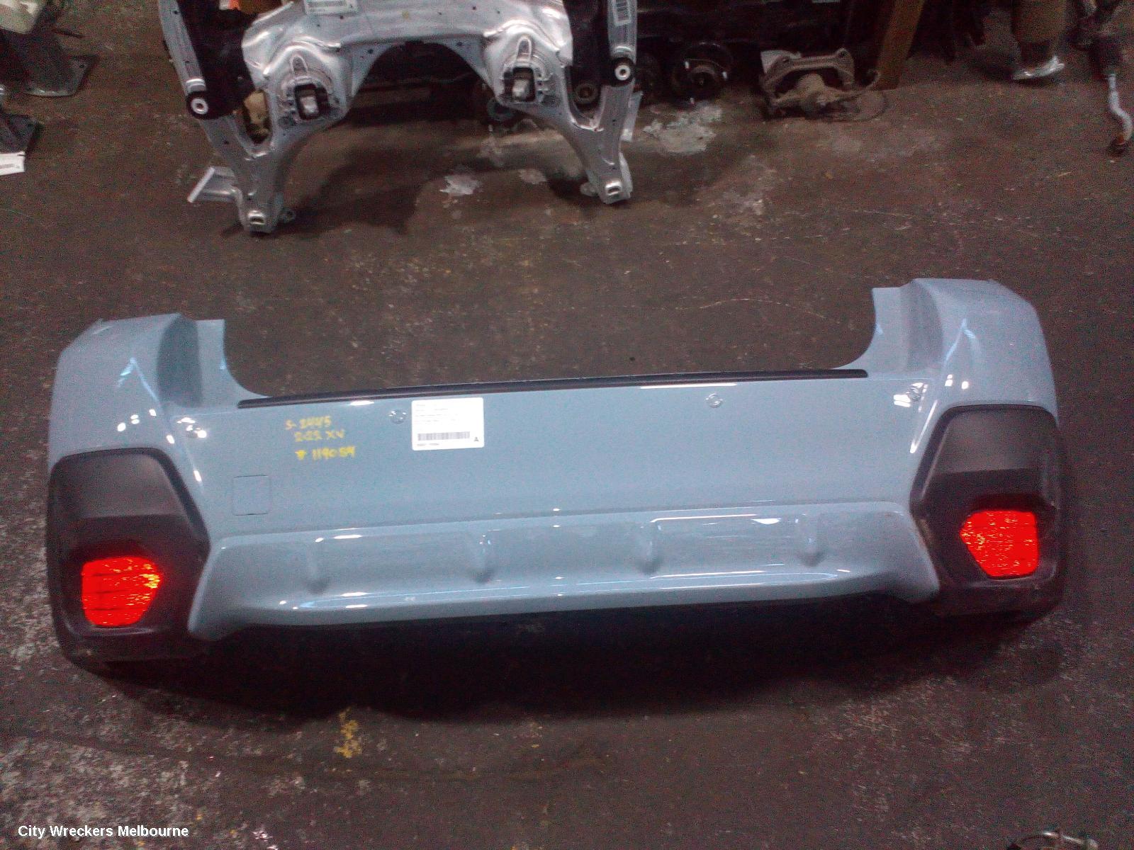 SUBARU XV REAR BUMPER, W/ PARK SENSORS TYPE, G5X, 03/2017 - 06/2023