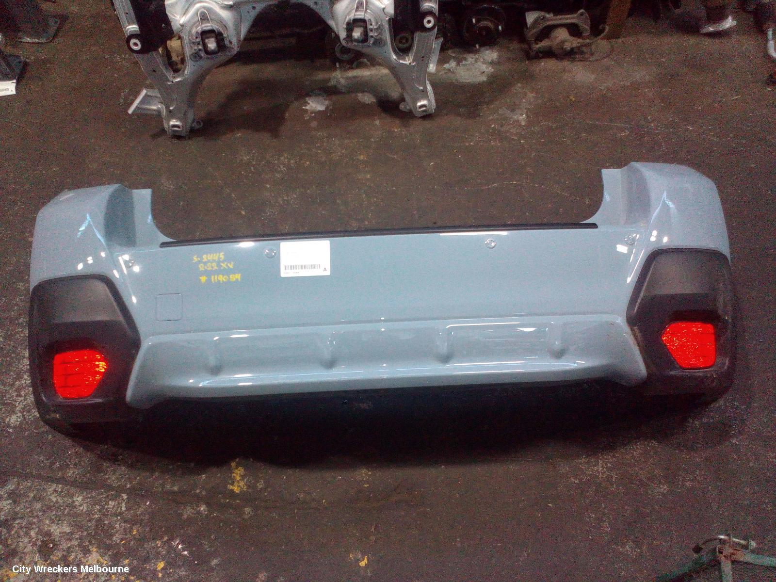 SUBARU XV REAR BUMPER, W/ PARK SENSORS TYPE, G5X, 03/2017 - 06/2023