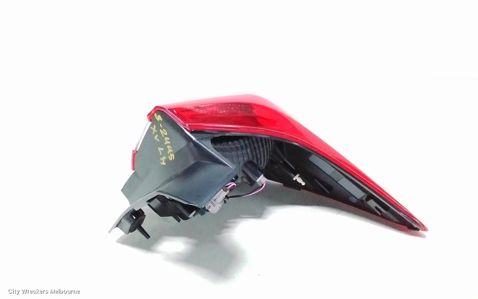SUBARU XV LEFT TAILLIGHT, W/ BLACK INSERT TYPE, G5X, 05/2020 - 06/2023