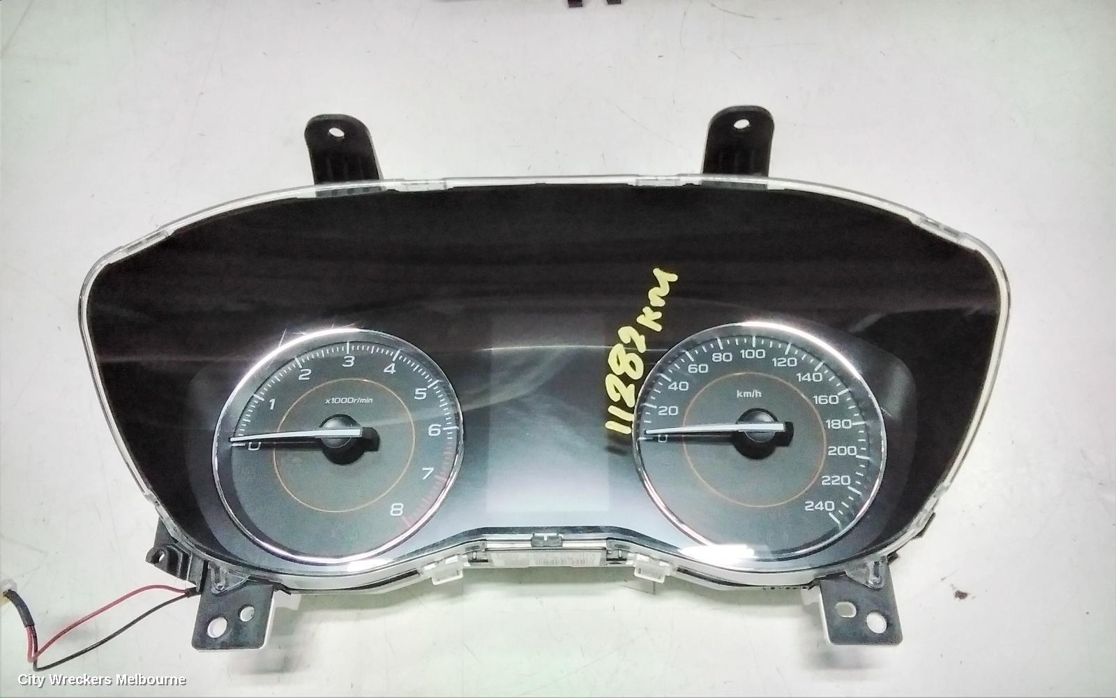 SUBARU XV INSTRUMENT CLUSTER, G5X, INSTRUMENT CLUSTER, 03/2017 - 06/2023