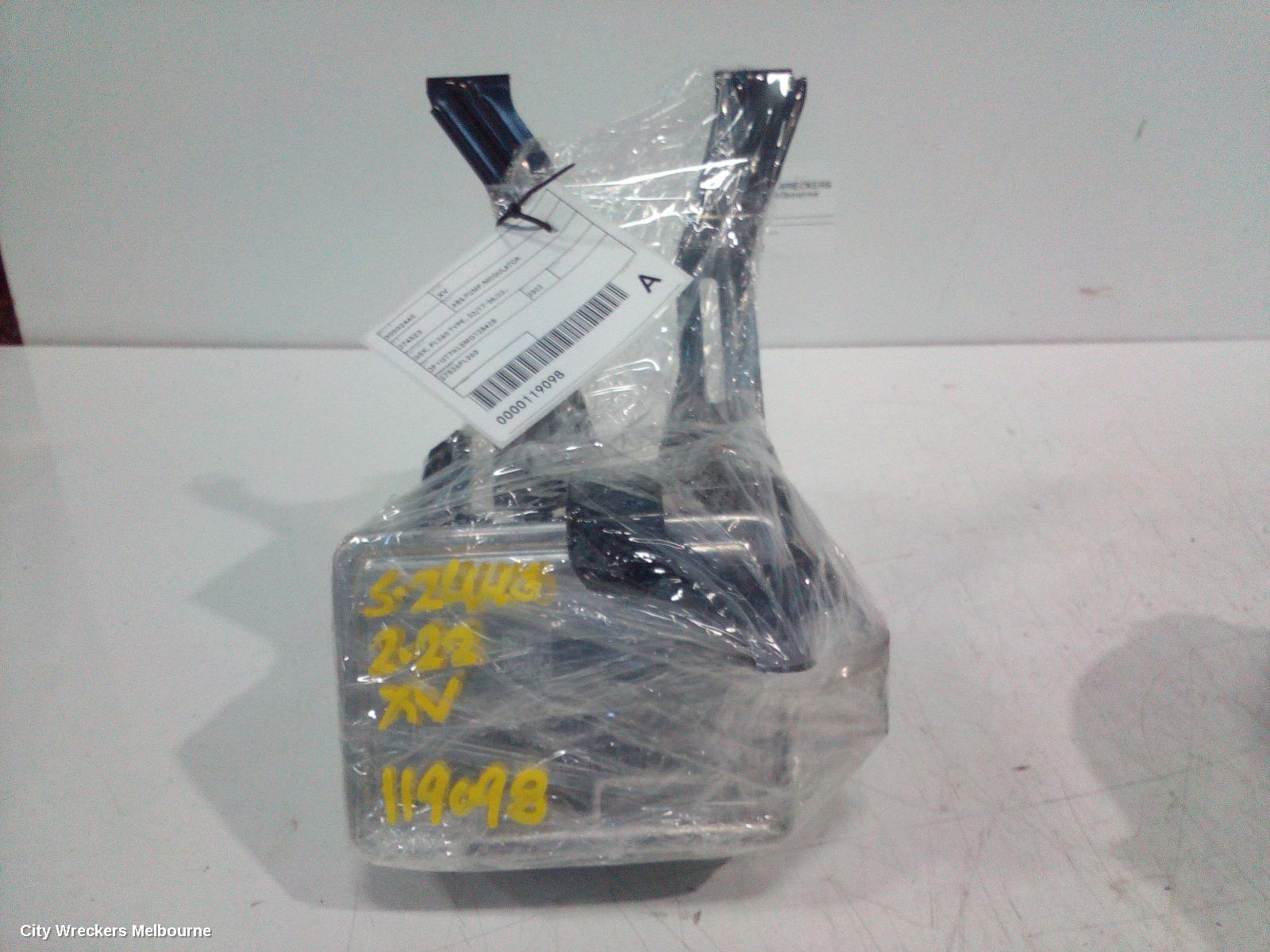 SUBARU XV ABS PUMP/MODULATOR, G5X, FL260 TYPE, 03/2017 - 06/2023