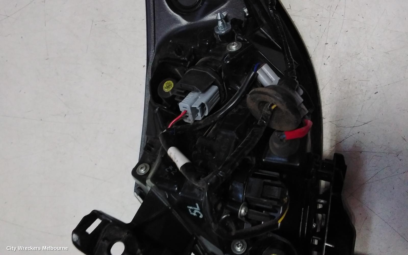 TOYOTA COROLLA LEFT TAILLIGHT, E210, IN BODY, HATCH, 07/2018 - 08/2022