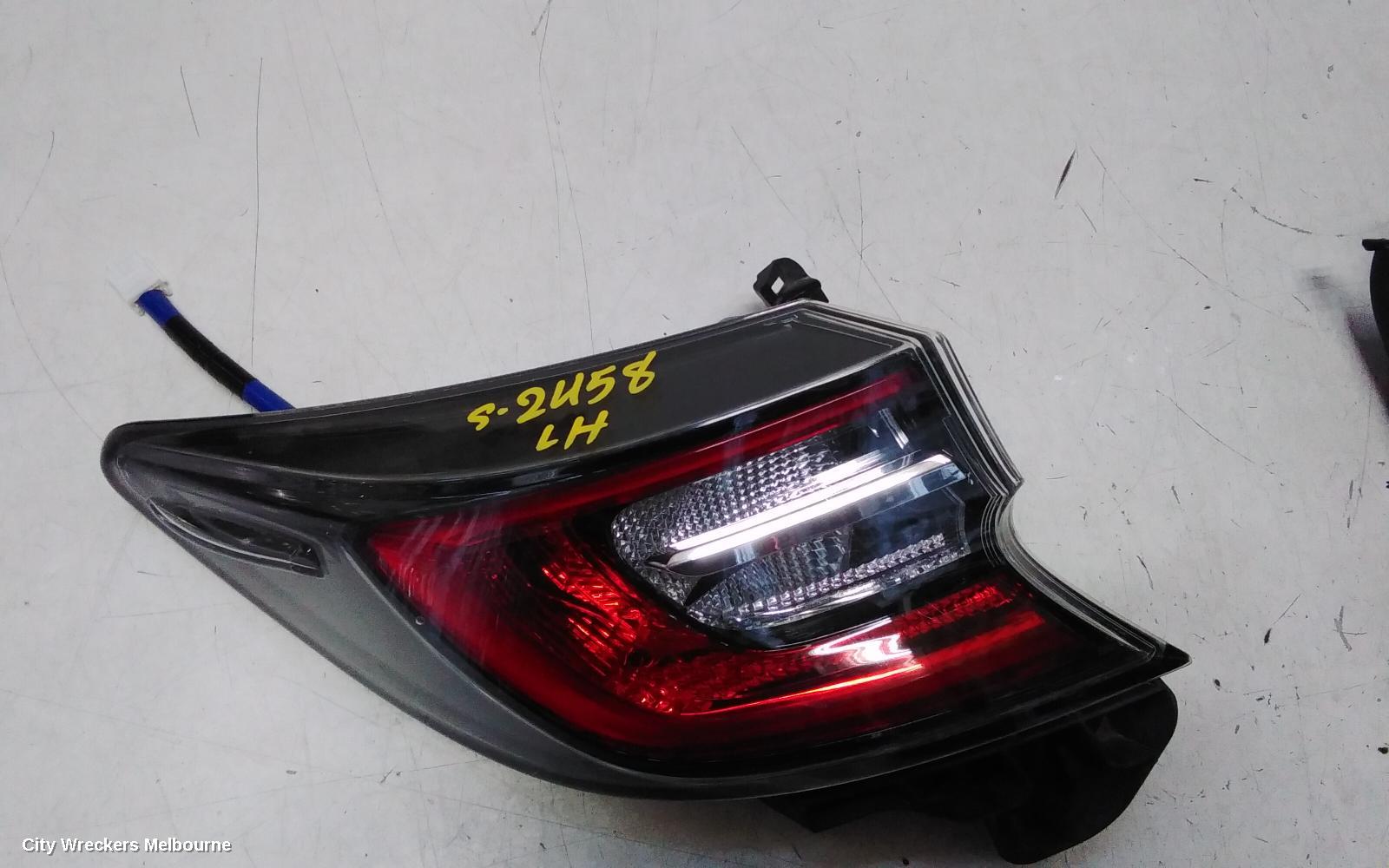 TOYOTA COROLLA LEFT TAILLIGHT, E210, IN BODY, HATCH, 07/2018 - 08/2022