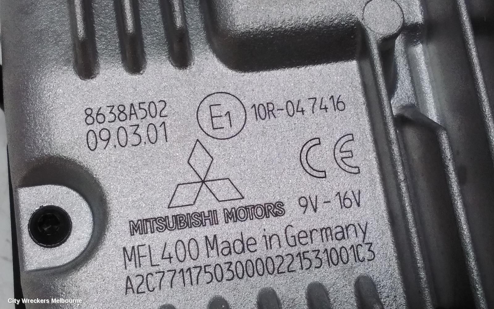 MITSUBISHI ASX REVERSE CAMERA, FRONT CAMERA ASSEMBLY, XC-XD, 07/2017 ONWARDS