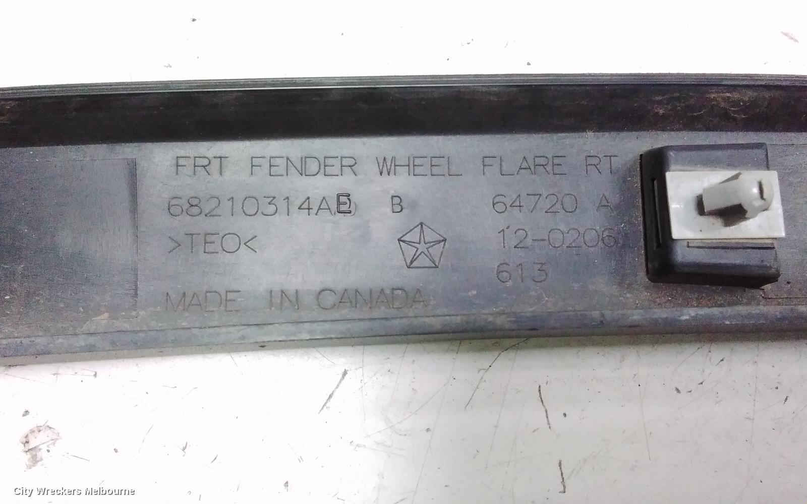 JEEP CHEROKEE WHEEL ARCH FLARE, KL, 06/2014 - 11/2022