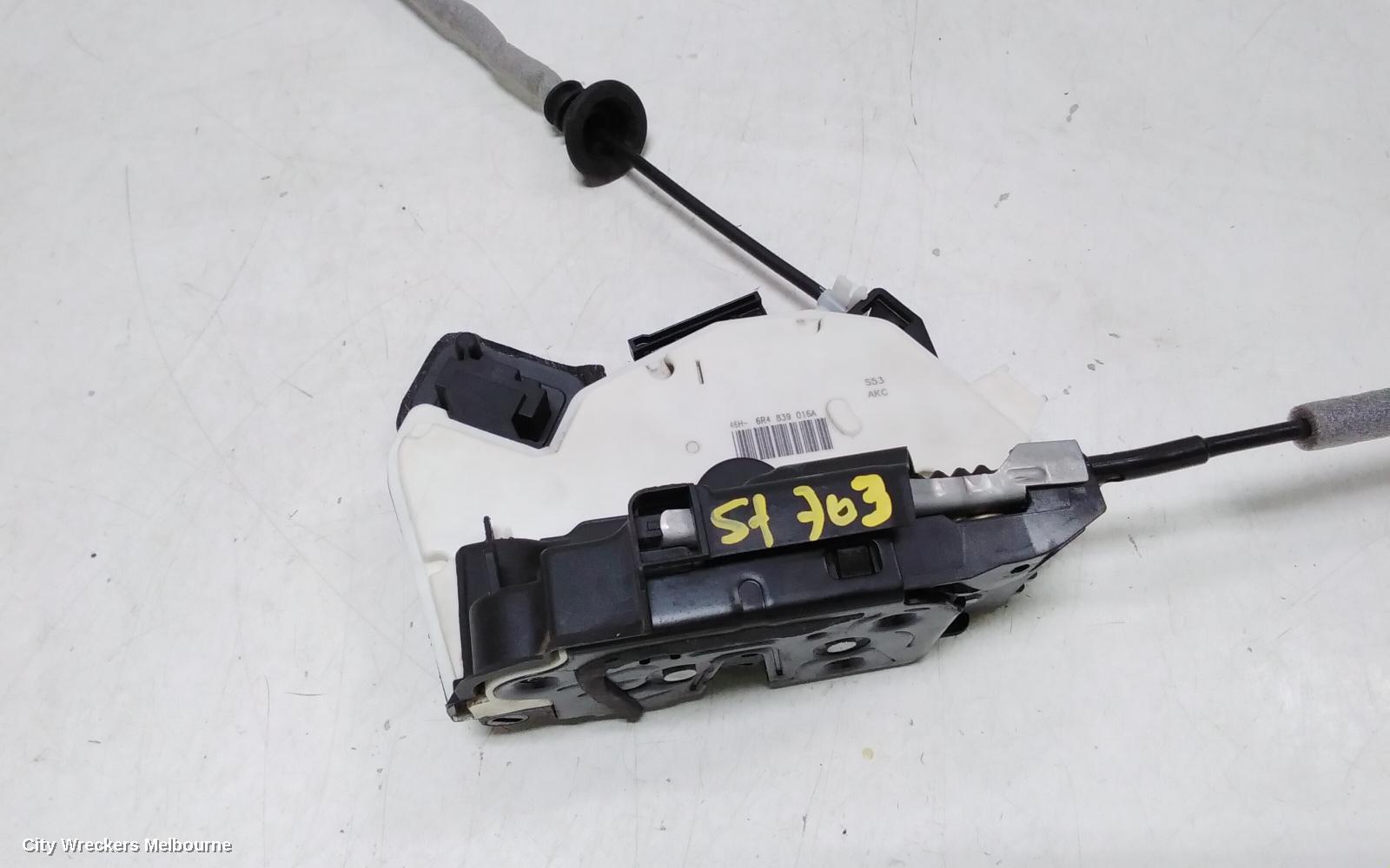 VOLKSWAGEN POLO DOOR/BOOT/GATE LOCK, RIGHT REAR DOOR LOCK, 6R, P/N 6R4839016A, 05/2010 - 09/2017