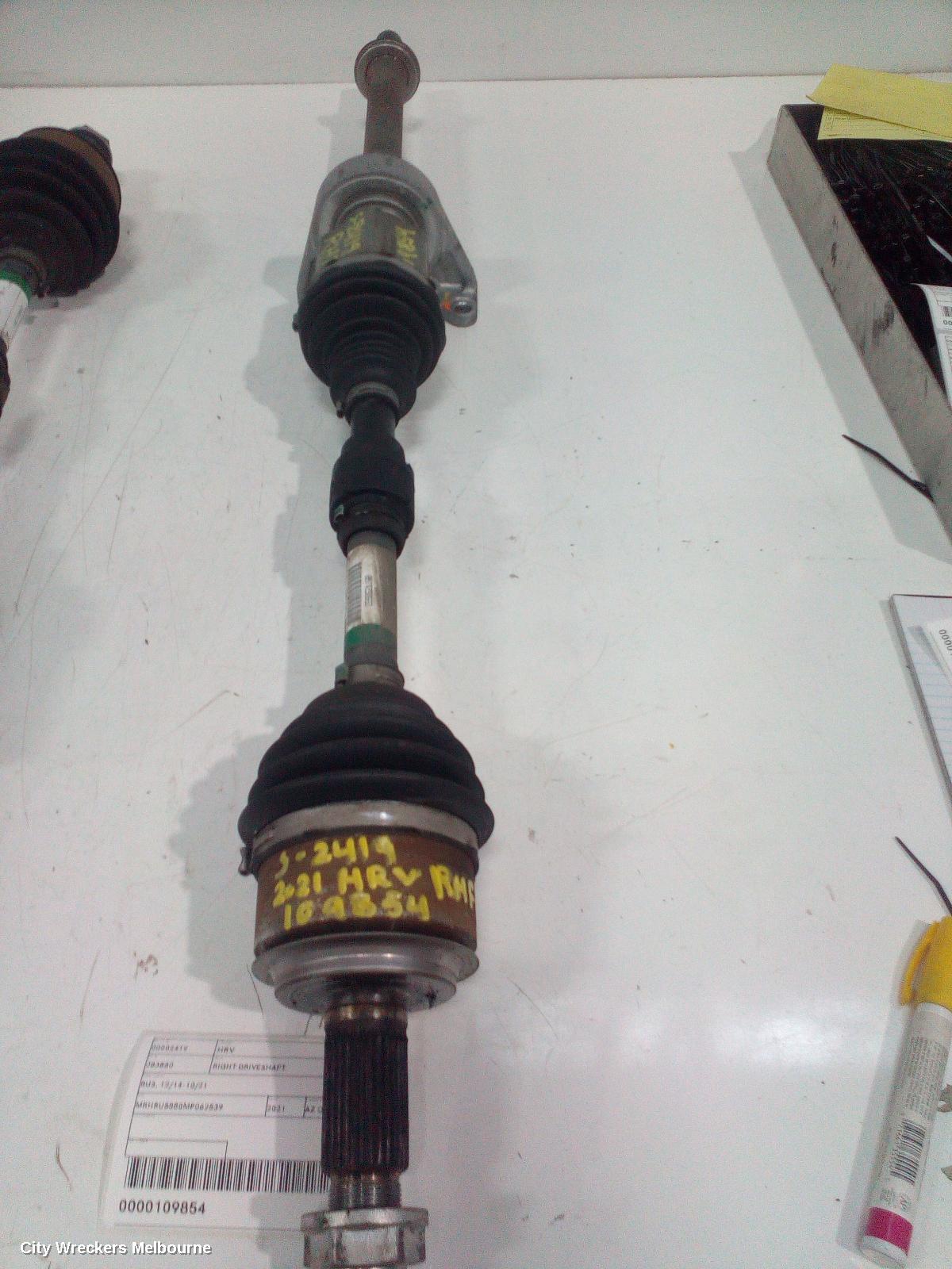 HONDA HRV RIGHT DRIVESHAFT, RU, 12/2014 - 10/2021