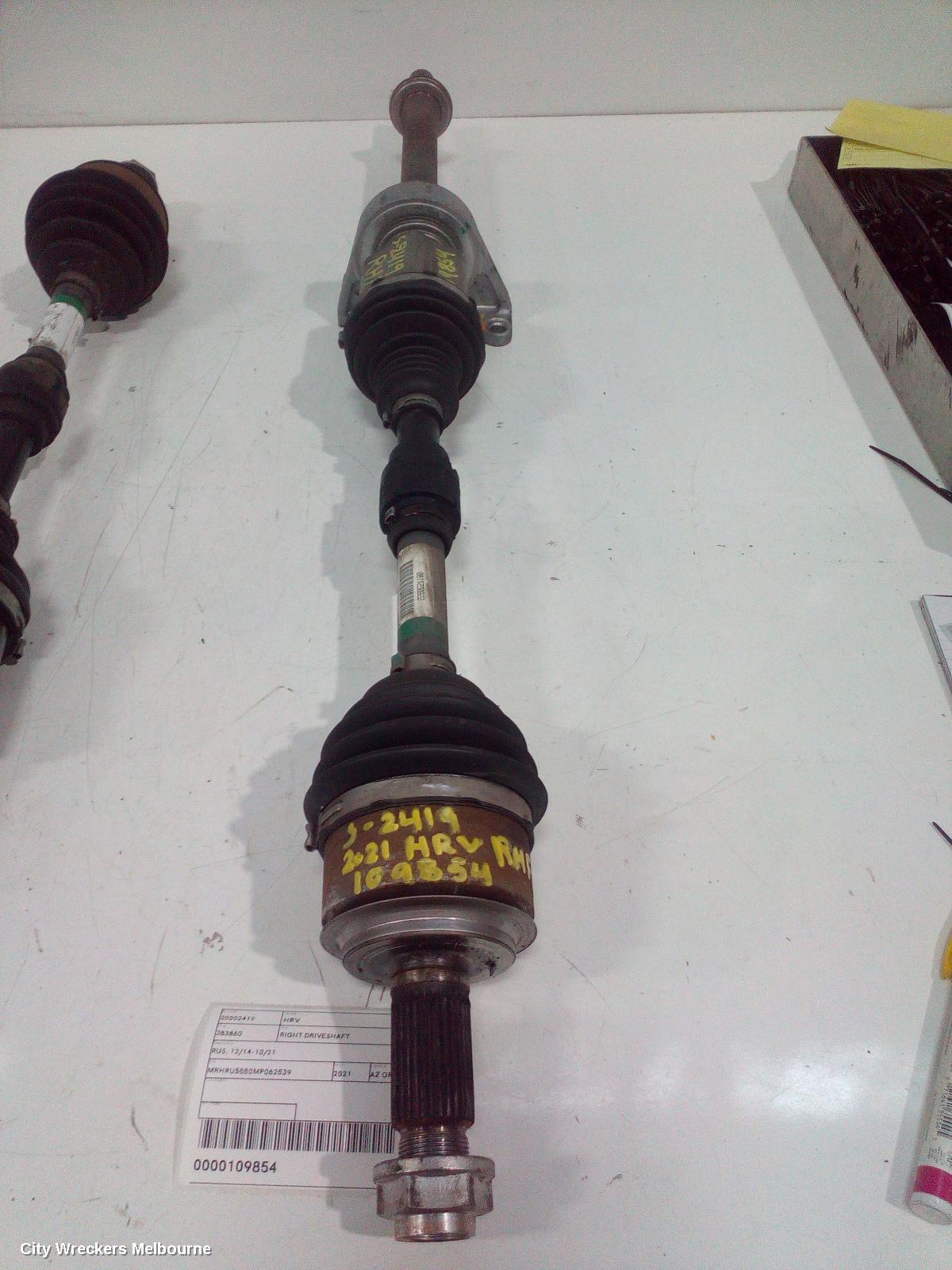 HONDA HRV RIGHT DRIVESHAFT, RU, 12/2014 - 10/2021